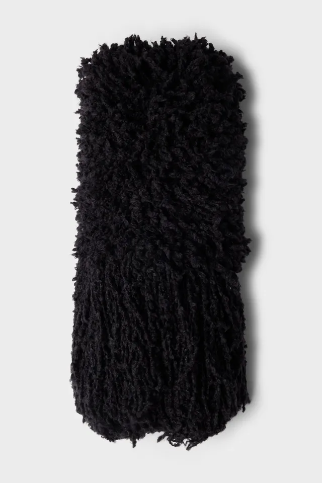 7-for-all-mankind-boucle-schal-wollmix-schwarz image 1