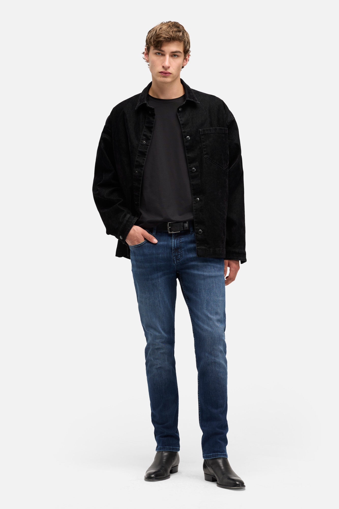 7-for-all-mankind-slimmy-tapered-jeans-luxe-performance-dark-blue-herren image 2