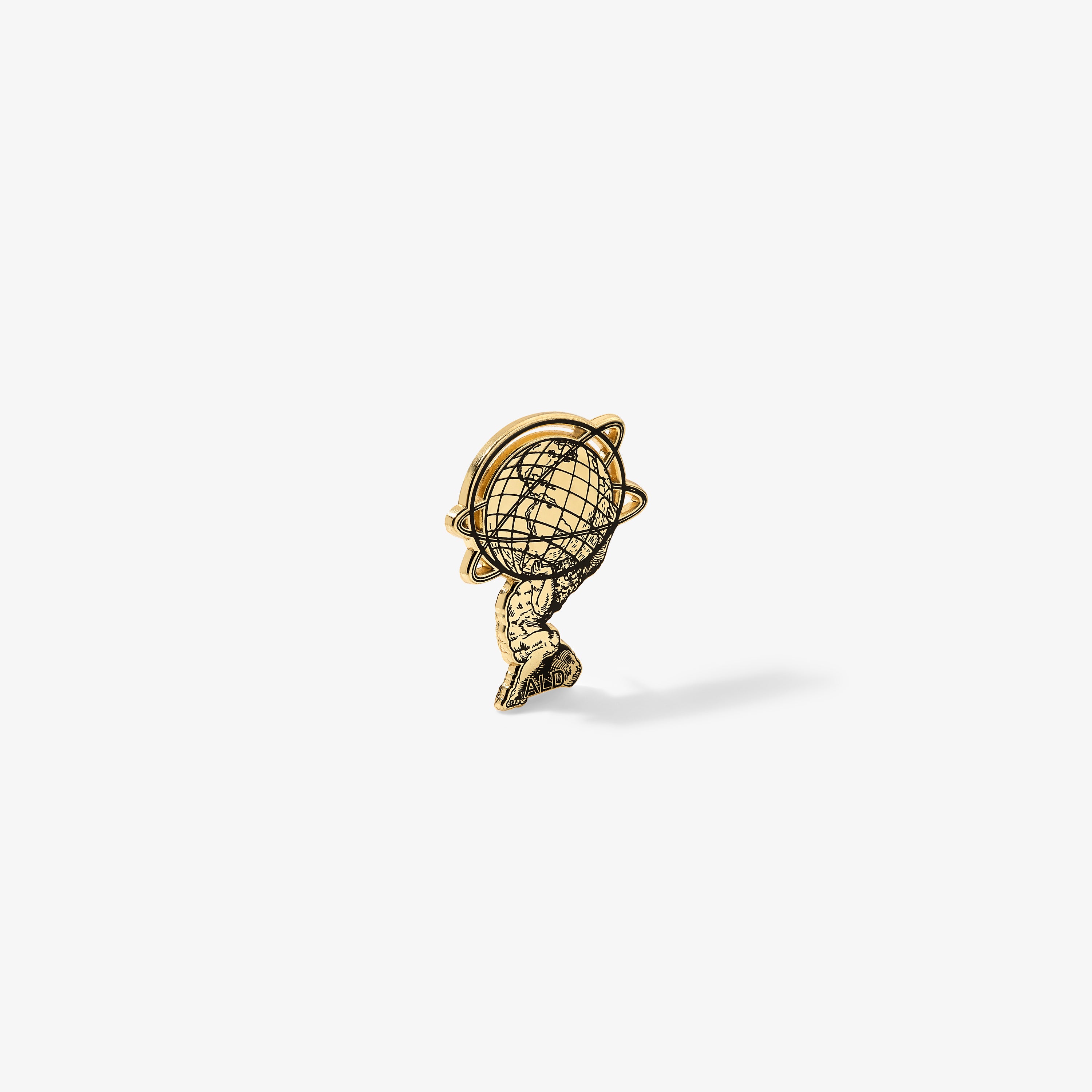 aim-leon-dore-graphic-pin-anstecker-gold-schwarz image 1