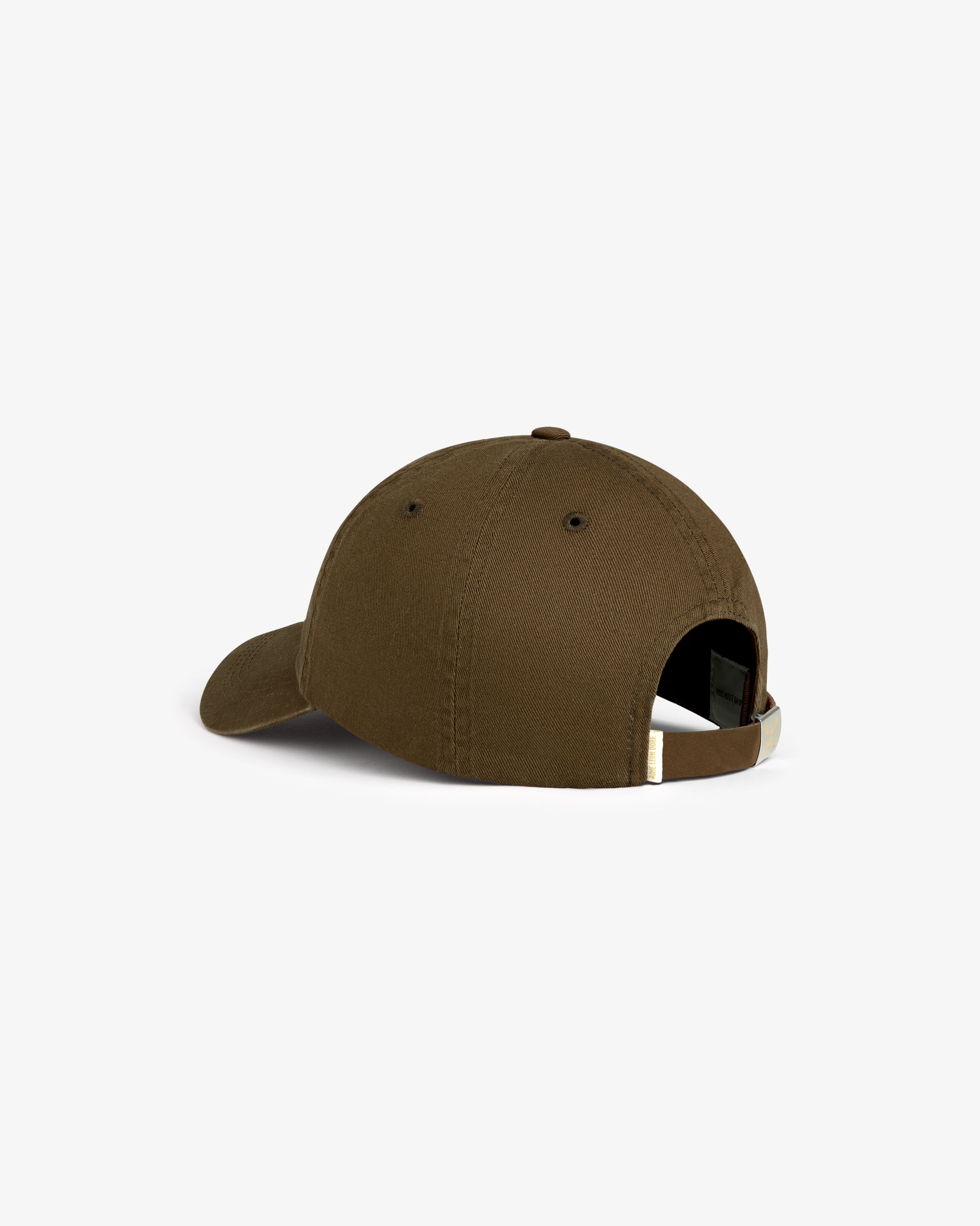 aim-leon-dore-crest-logo-hat-olive image 4