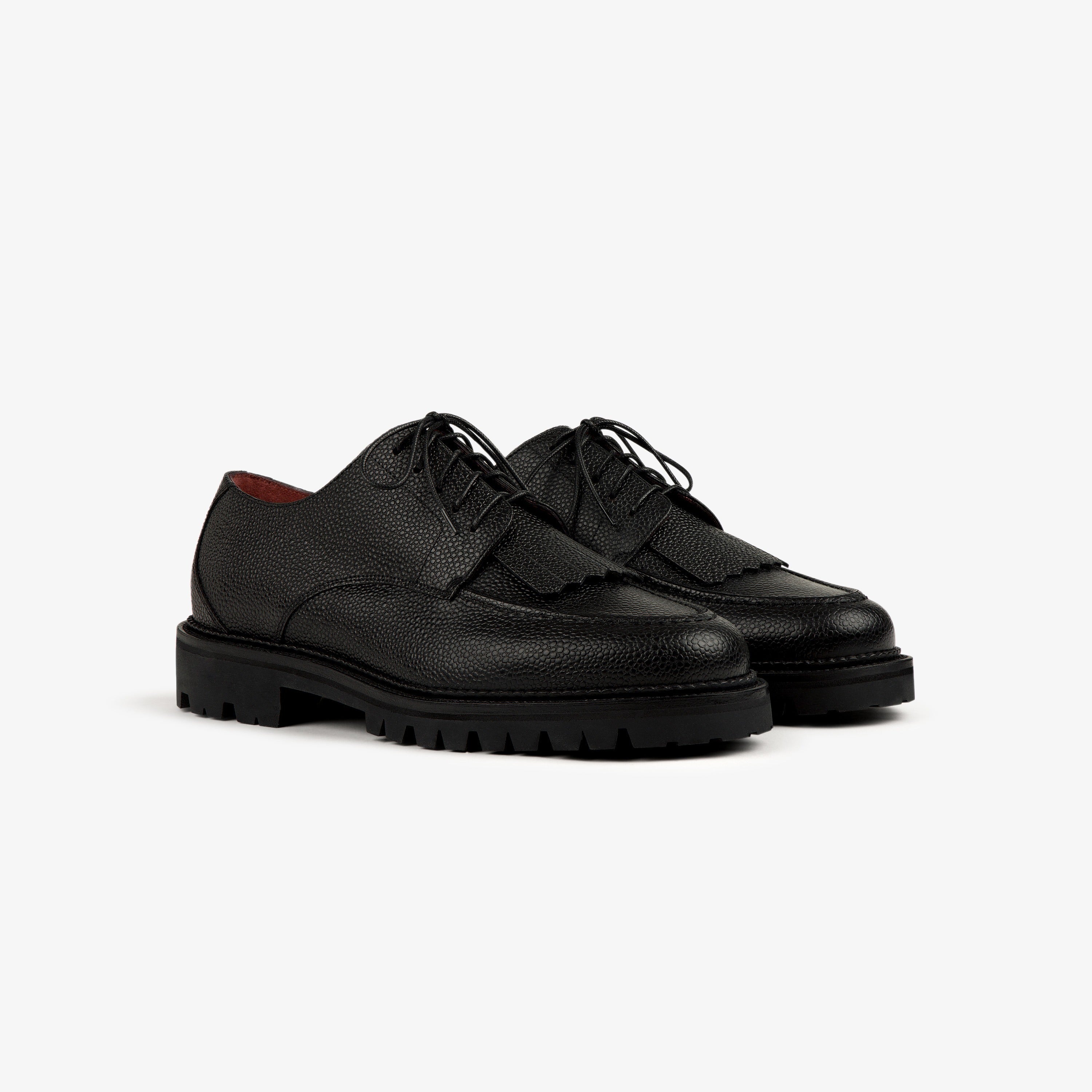 aim-leon-dore-leather-lug-sole-derby-lederschuhe-schwarz image 1
