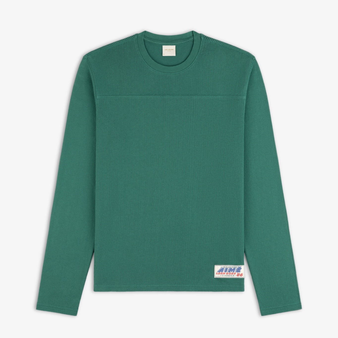 aim-leon-dore-long-sleeve-mesh-football-tee-gr-n image 1