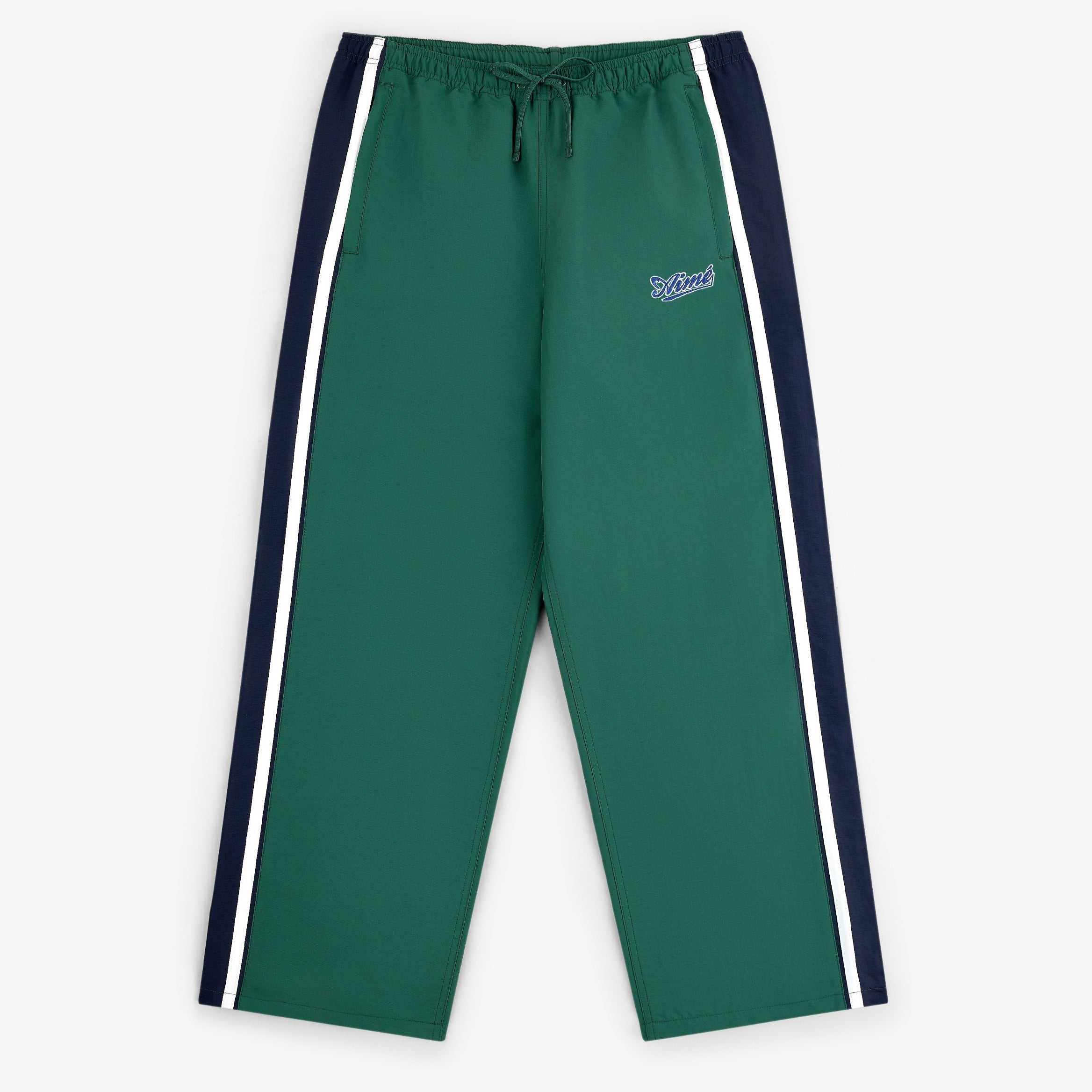 aim-leon-dore-colorblock-track-pant-gr-n-nylon image 1