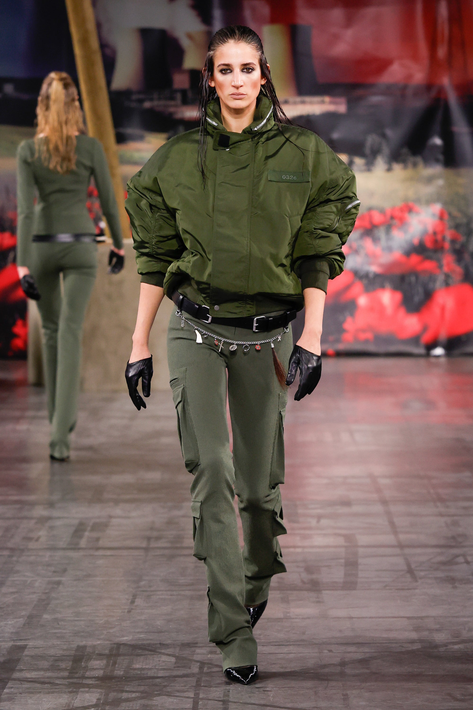 032c-hunting-bomberjacke-two-tone-oxford image 2