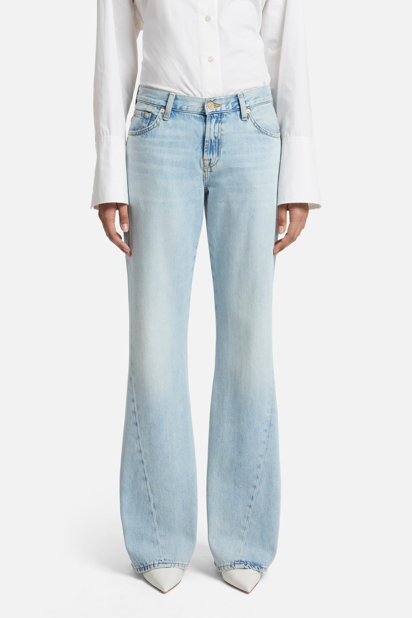 7-for-all-mankind-spencer-flare-twisted-seam-jeans-tempe image 3