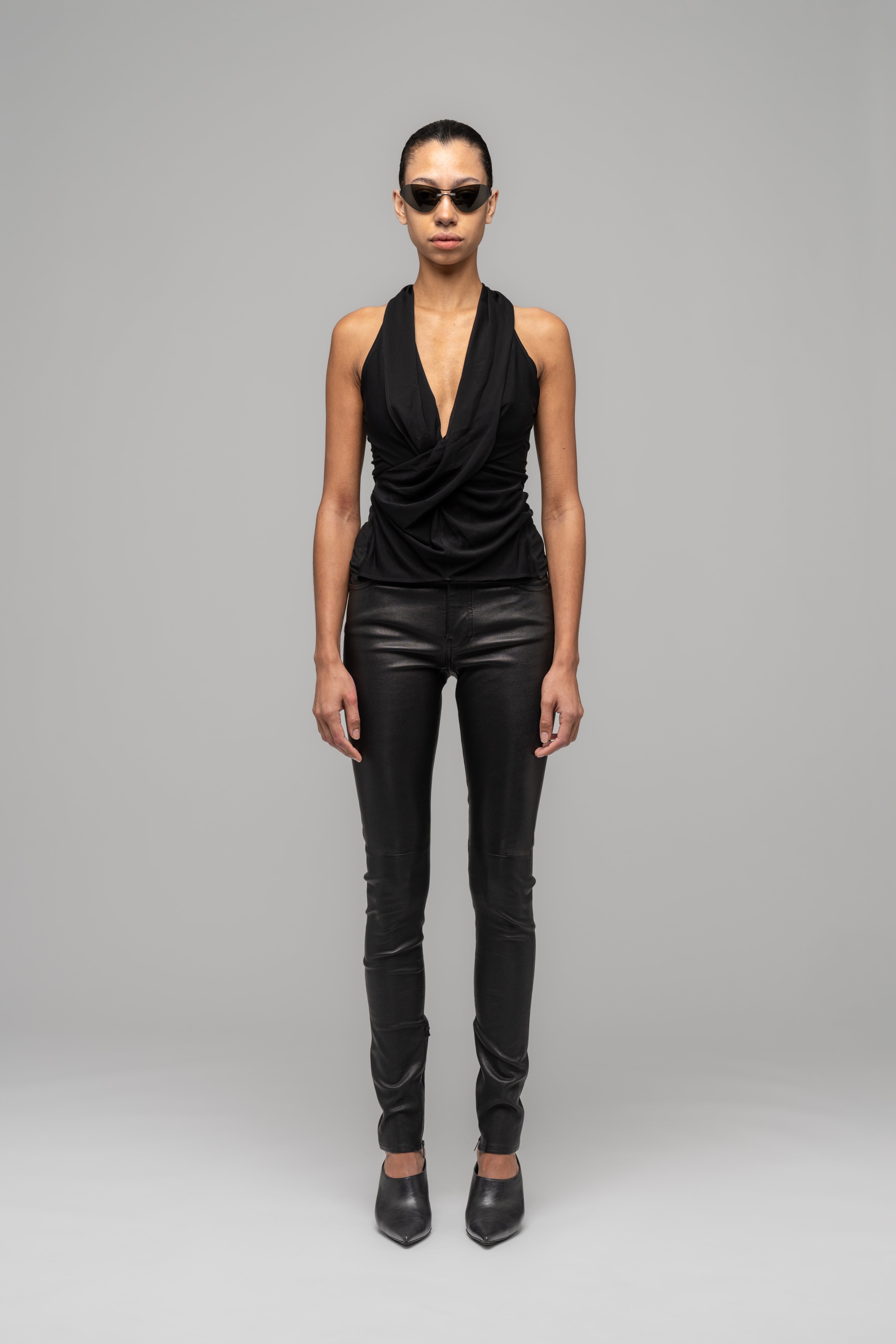 032c-draped-swan-evening-top-tech-jersey-longsleeve image 1