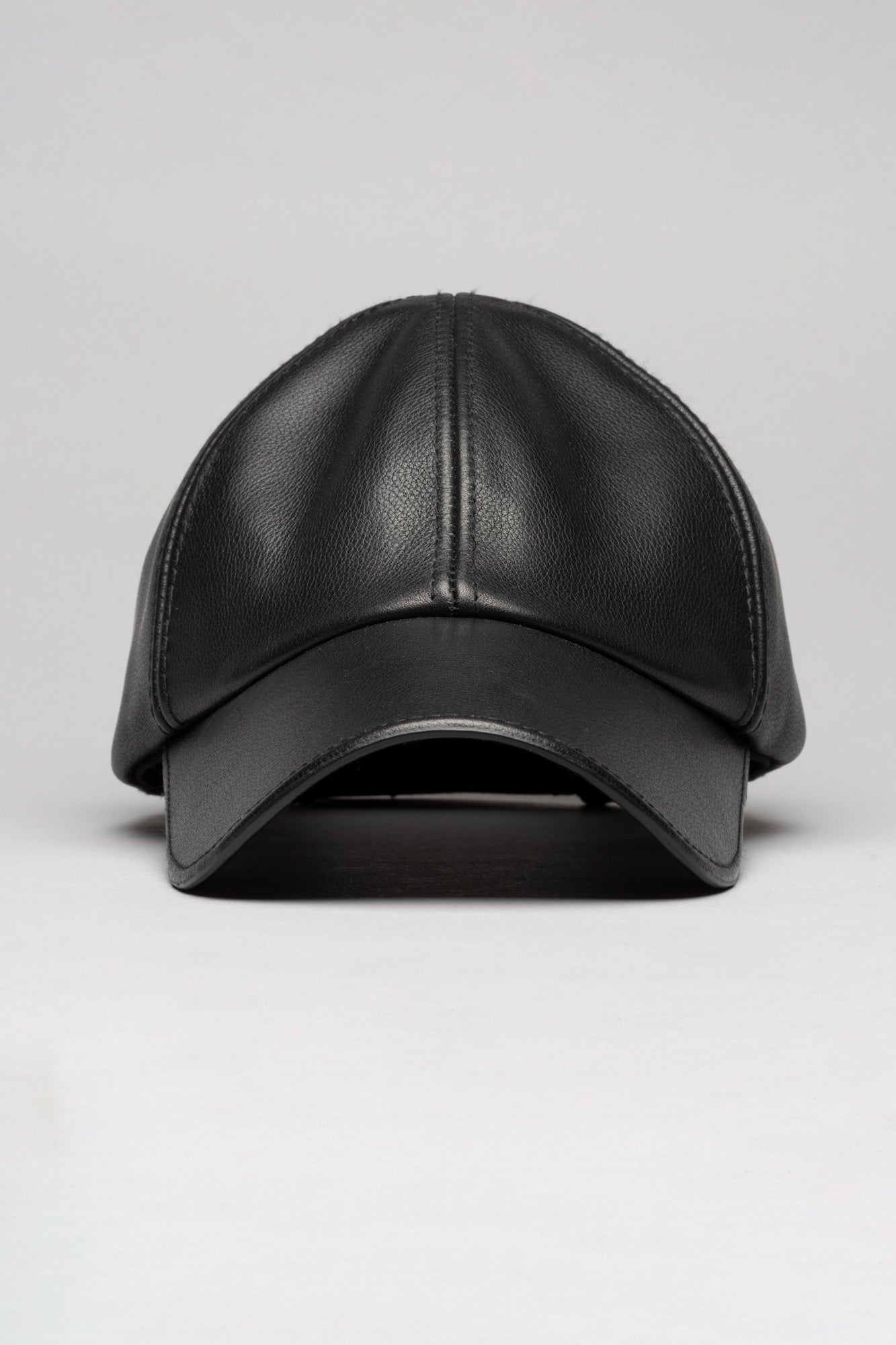032c-leather-cap-6-panel-baseballkappe-kalbsleder image 1