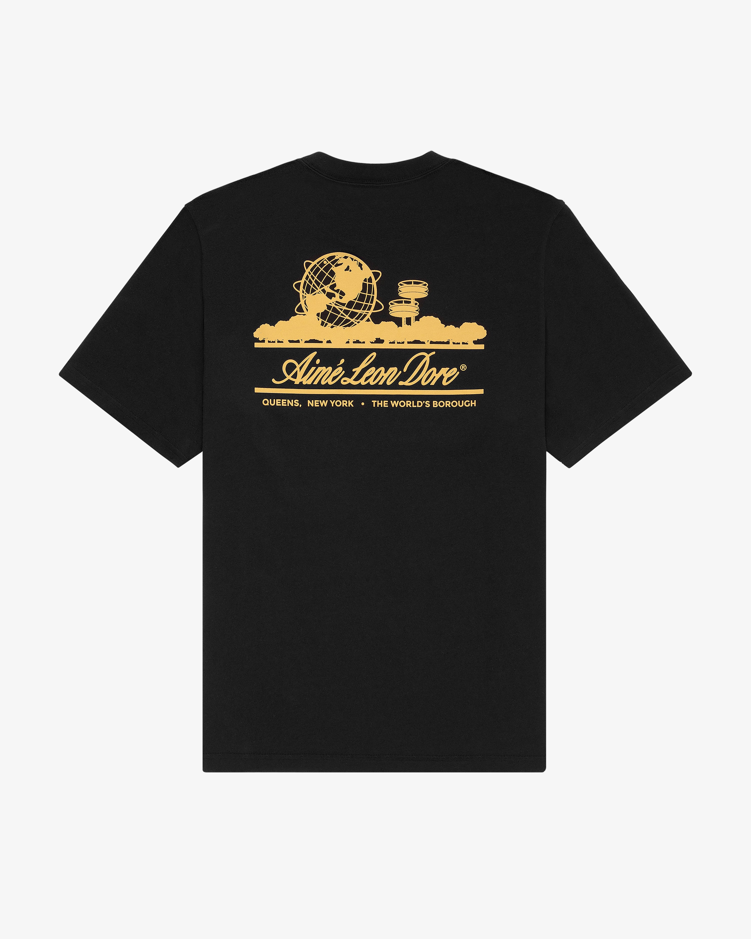 aim-leon-dore-unisphere-tee-schwarz image 2