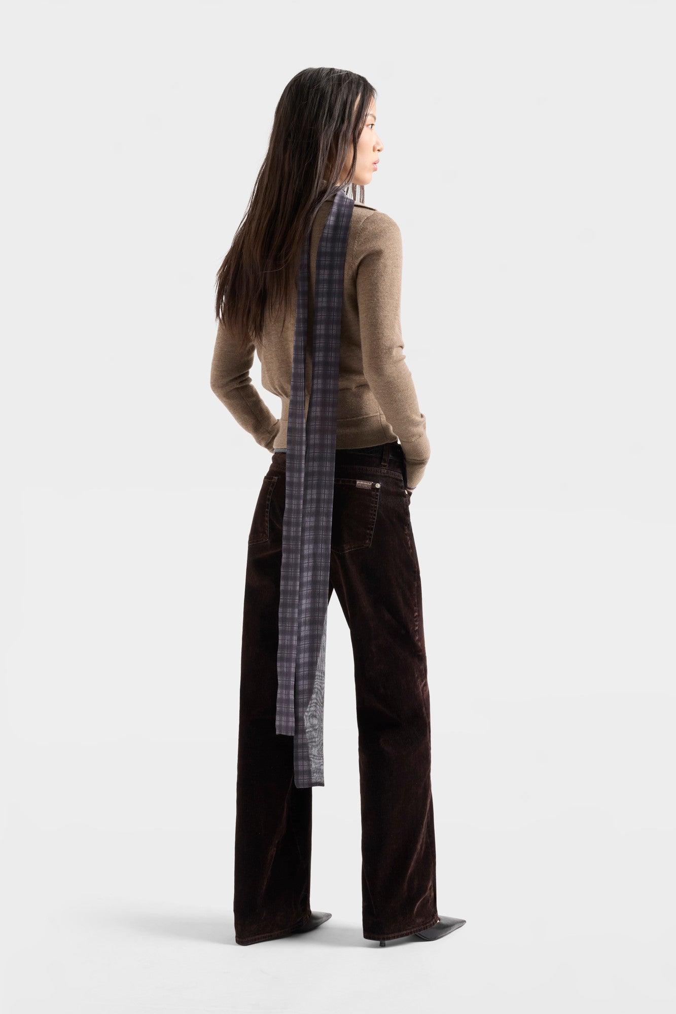 7-for-all-mankind-low-straight-jeans-flock-denim-in-brown image 5