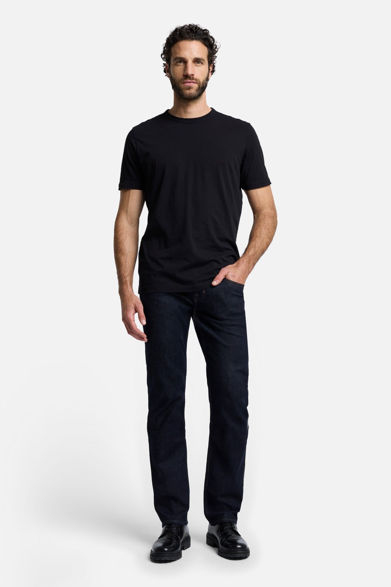 7-for-all-mankind-featherweight-cotton-tee-t-shirt-schwarz image 1