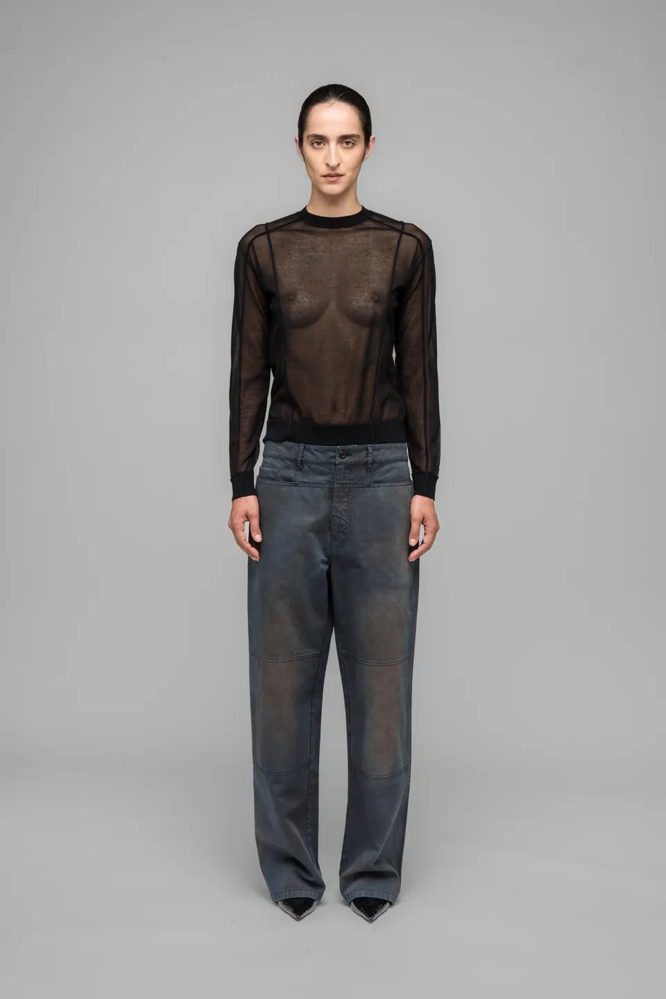 032c-workweek-pants-5-pocket-stained-stone-wash image 1