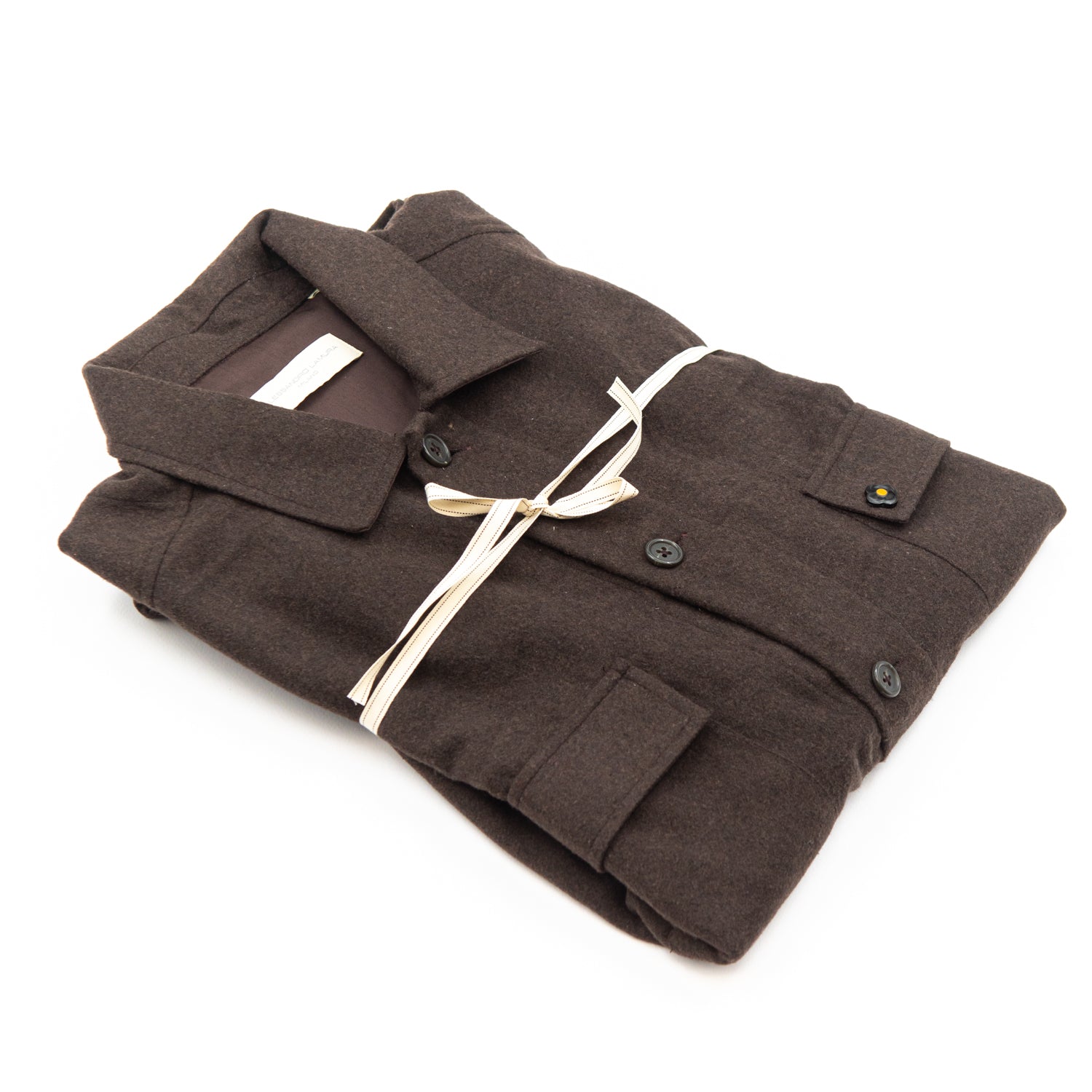 alessandro-lamura-herren-shirt-jacket-wolle-schokobraun image 1