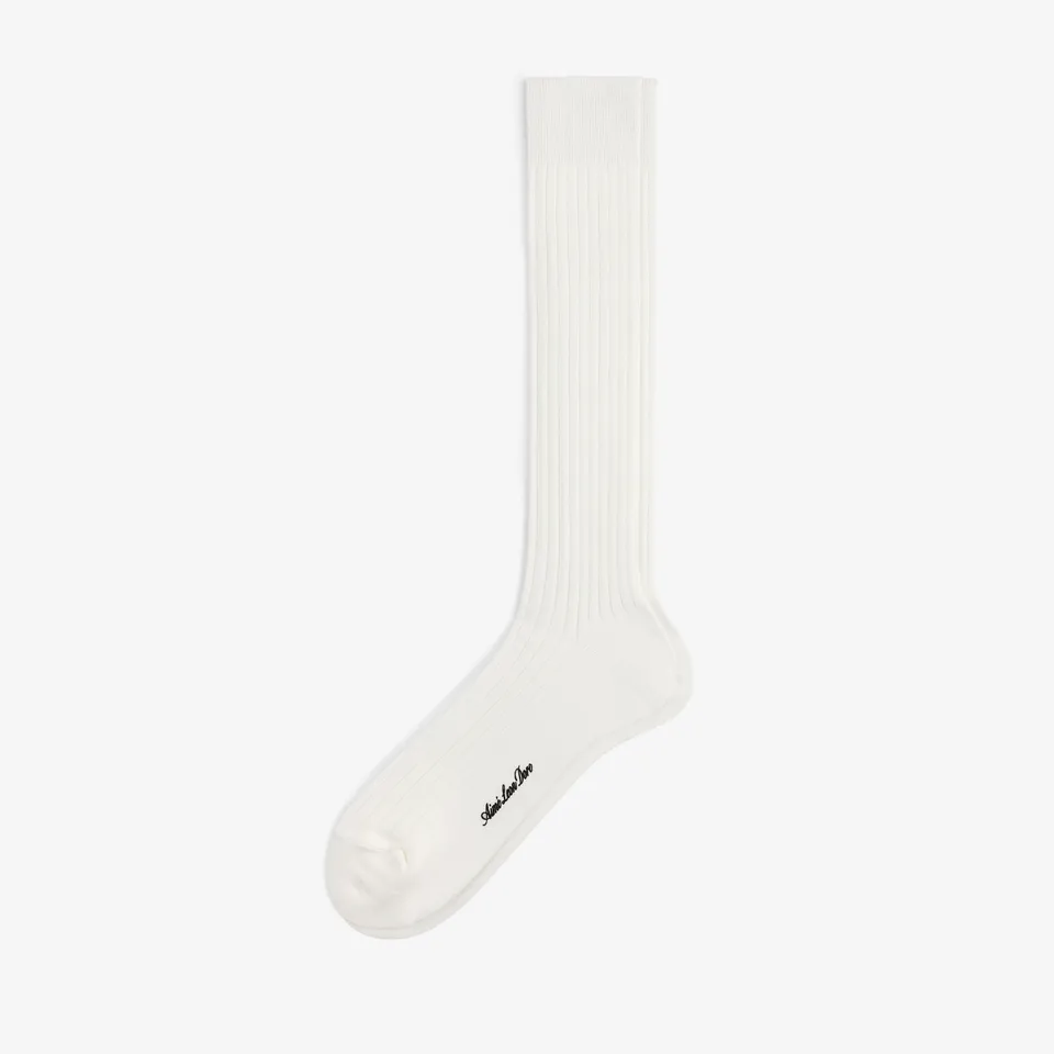aim-leon-dore-dress-sock-unisex-socken-cream image 1