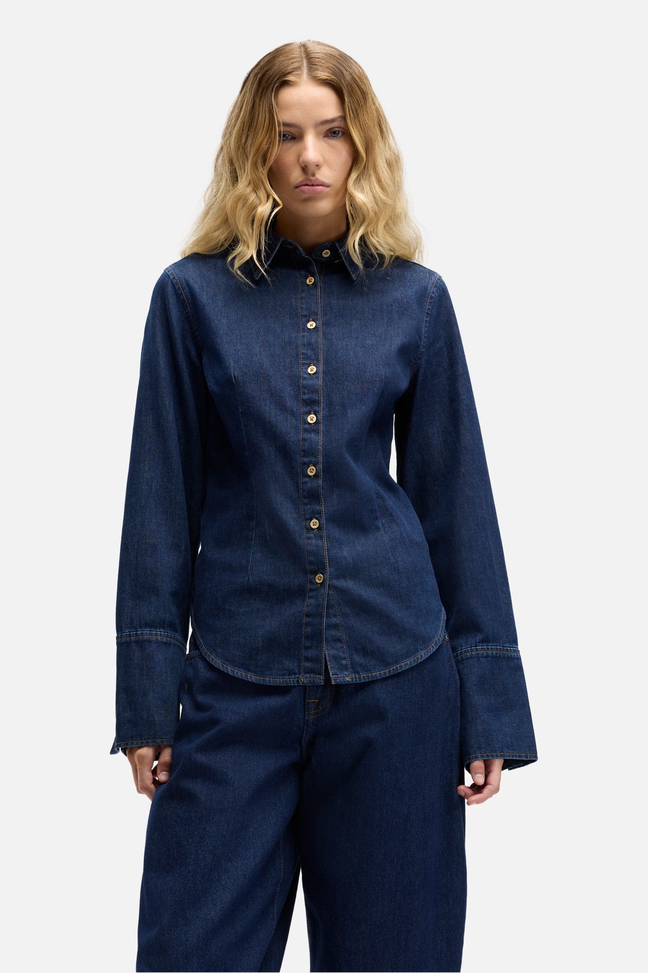 7-for-all-mankind-shaped-shirt-indigo-soul-damen-jeanshemd image 3