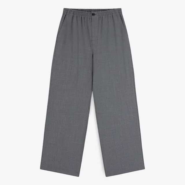 aim-leon-dore-houndstooth-elasticated-waist-trouser-grau-schwarz image 1