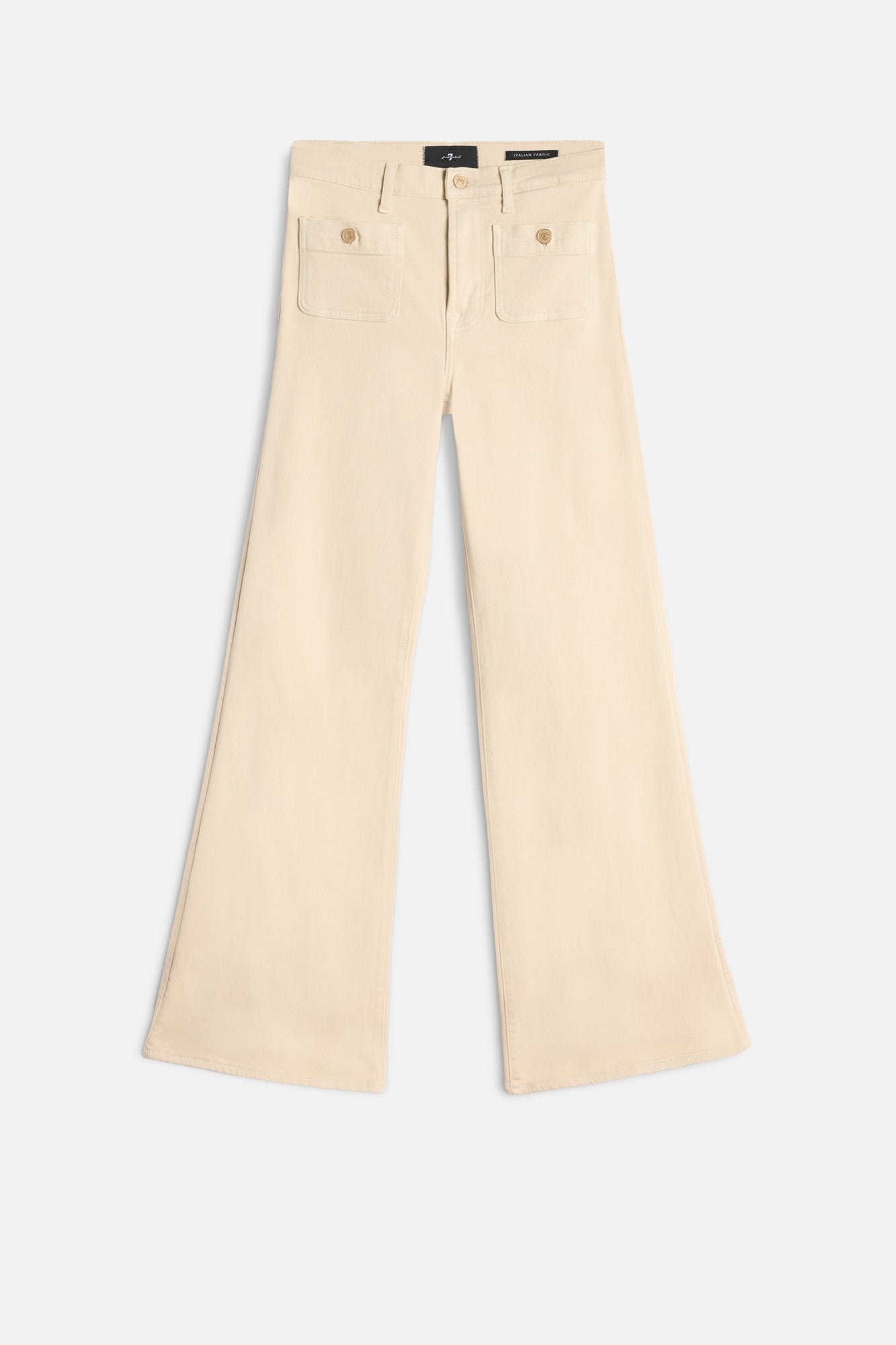 7-for-all-mankind-tailorless-luxe-vintage-modern-dojo-oatmeal-damen-flare-jeans image 1