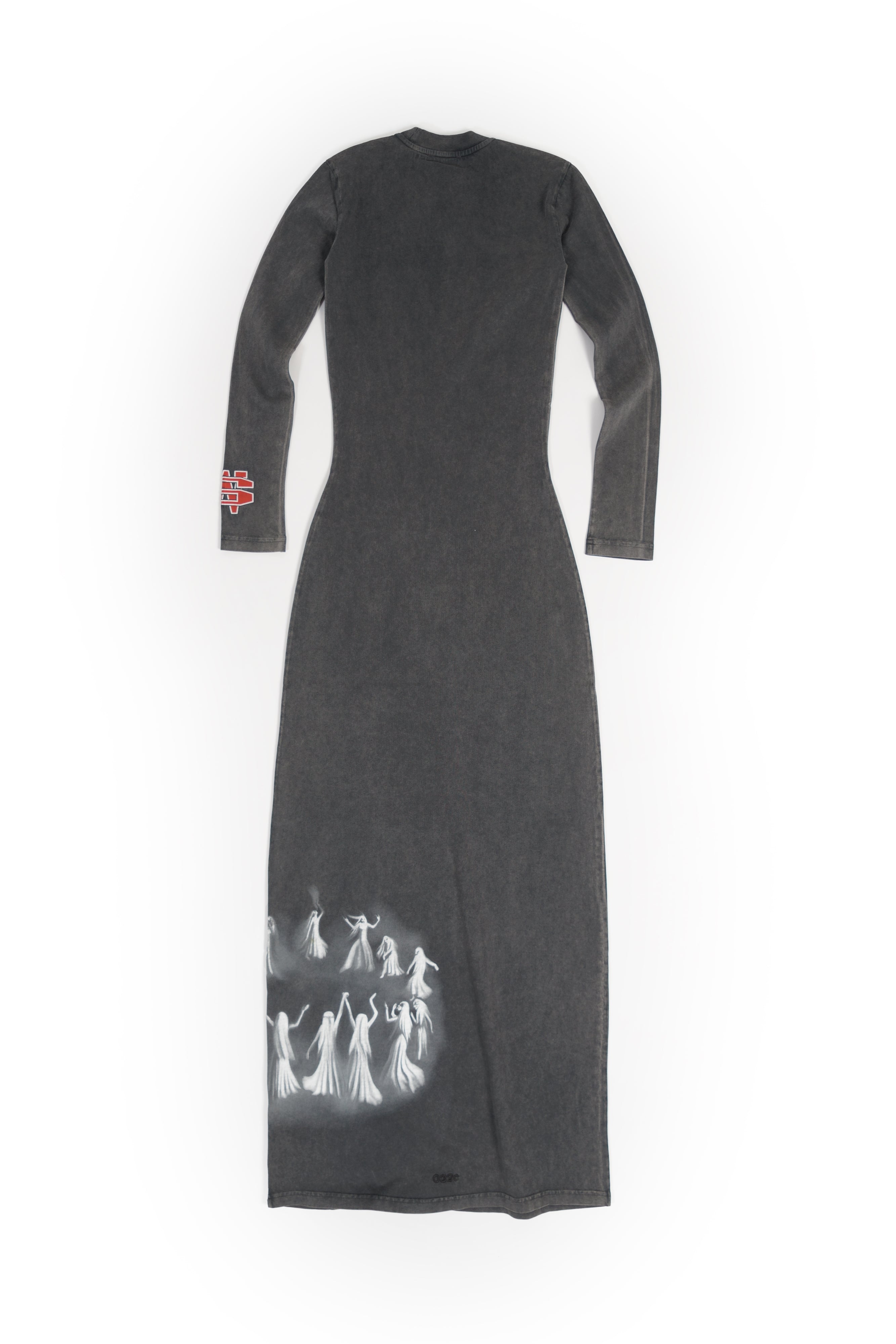 032c-dress-with-print-speedy-kleid-faded-black image 5