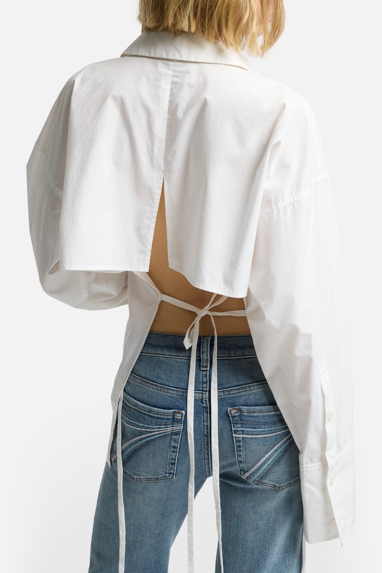 7-for-all-mankind-open-back-poplin-bluse-in-wei image 4