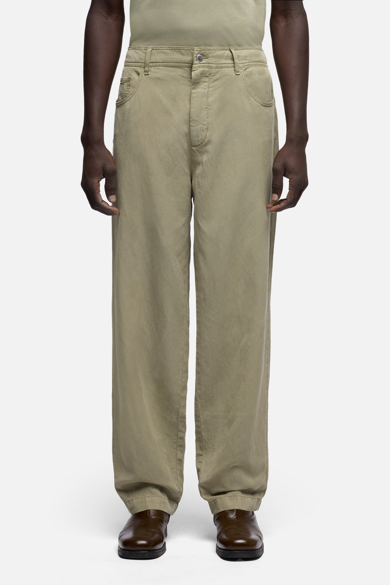 7-for-all-mankind-hybrid-jogger-herren-hose-linen-blend-army image 3