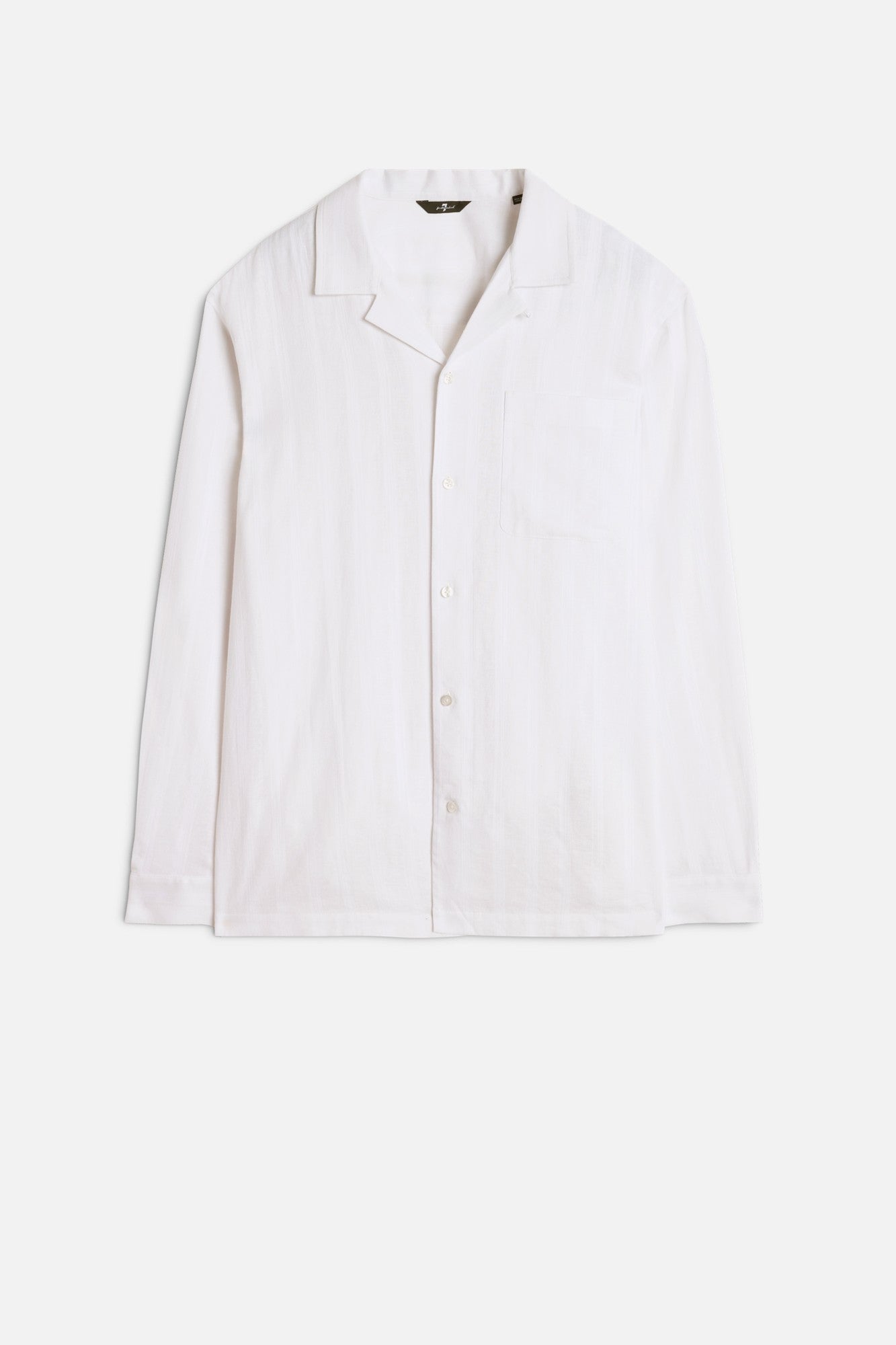 7-for-all-mankind-linen-blend-camp-shirt-herren-white-long-sleeve image 1