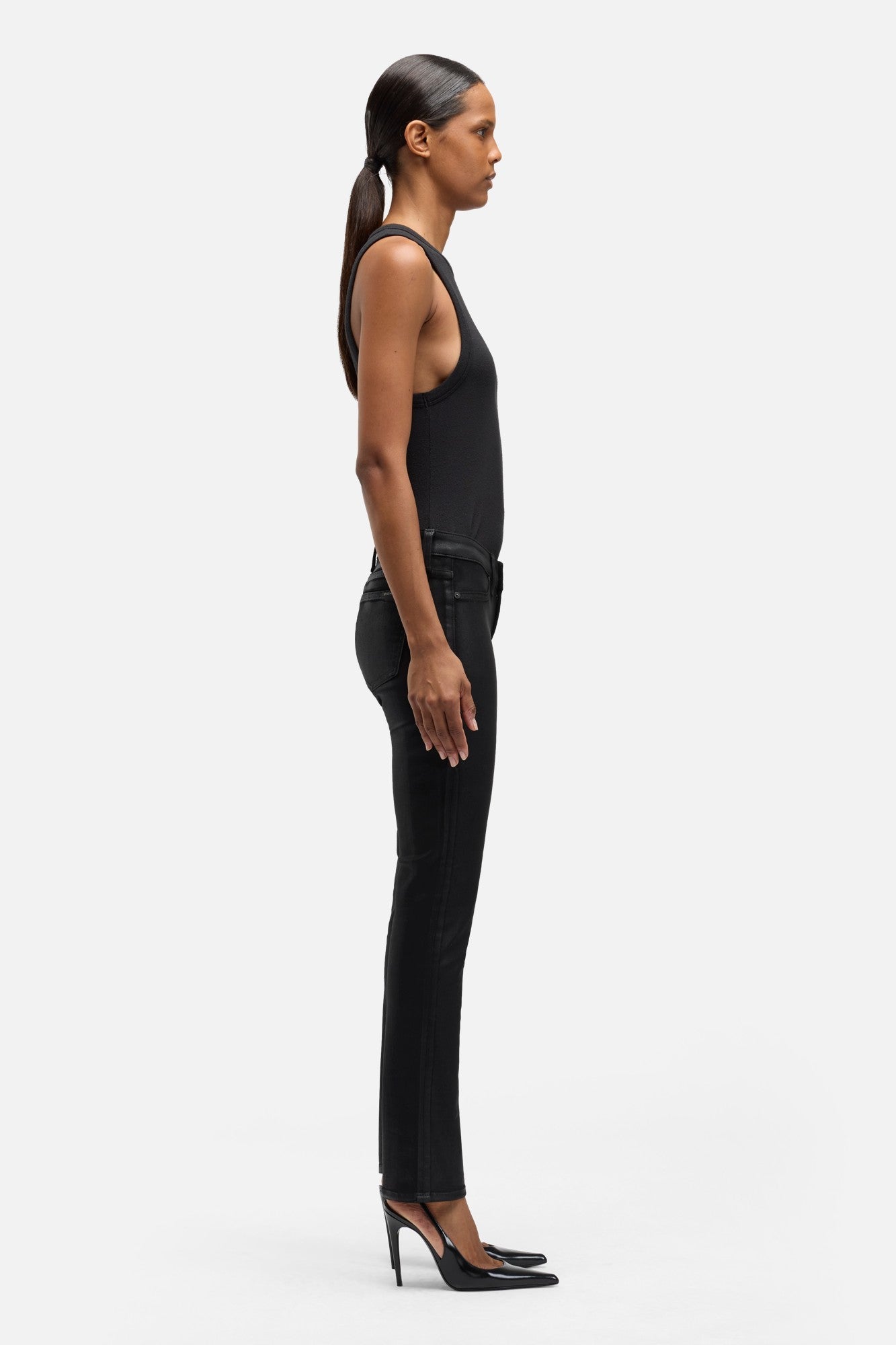7-for-all-mankind-low-skinny-damen-jeans-coated-slim-illusion-black image 6