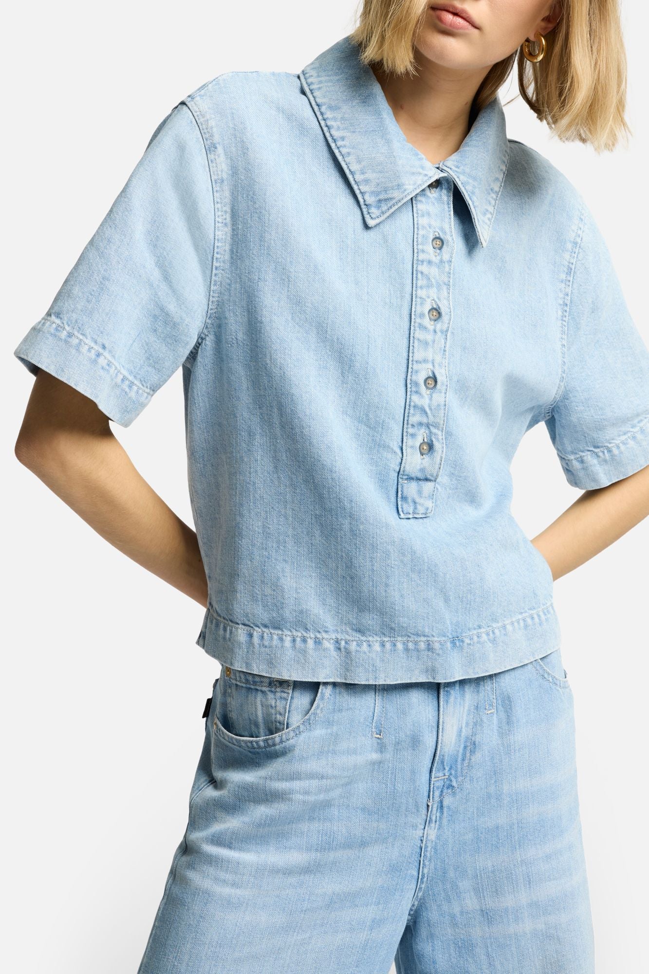 7-for-all-mankind-indigo-linen-polo-kansas-damen image 4