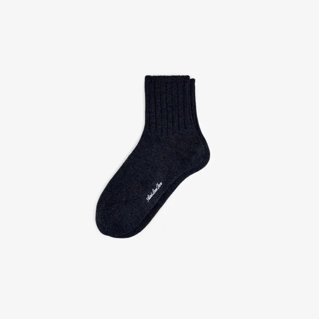 aim-leon-dore-marled-quarter-sock-navy image 1