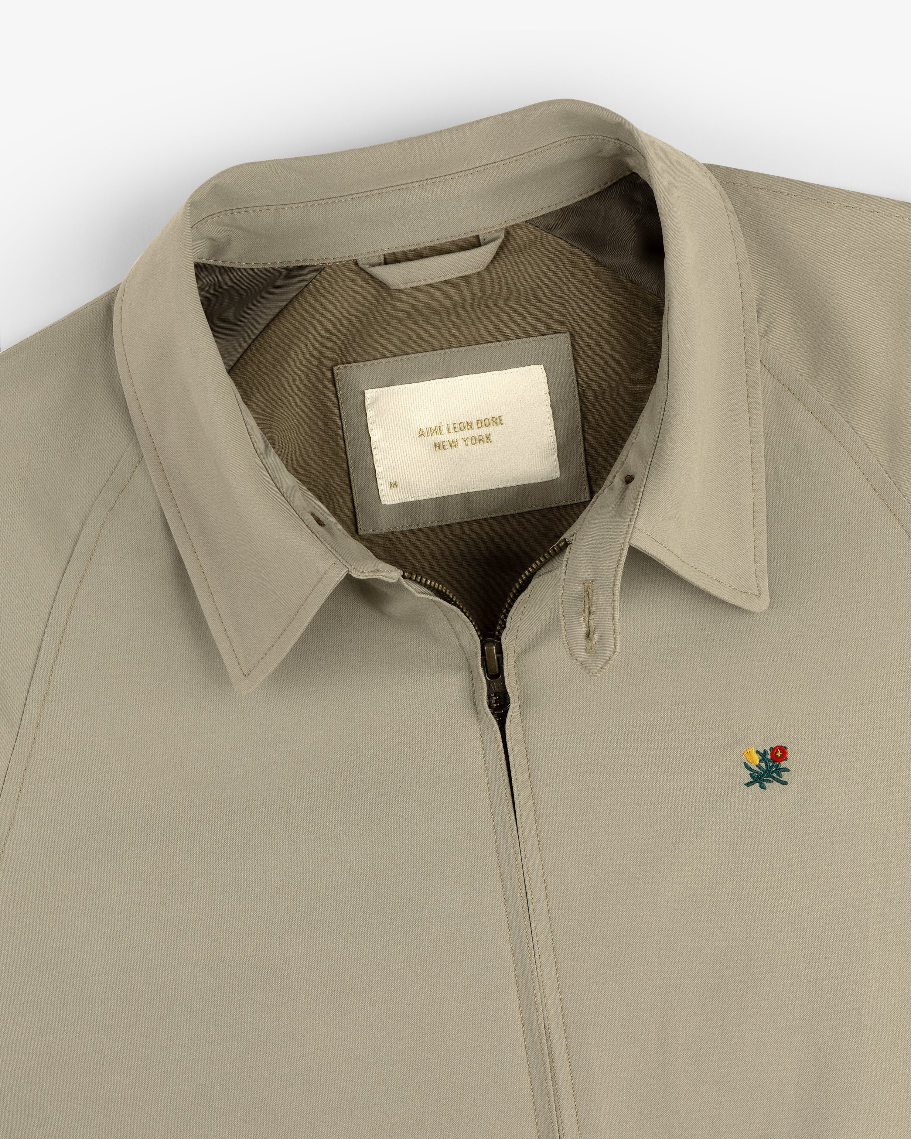 aim-leon-dore-crest-casual-jacke-taupe-cotton-nylon image 6