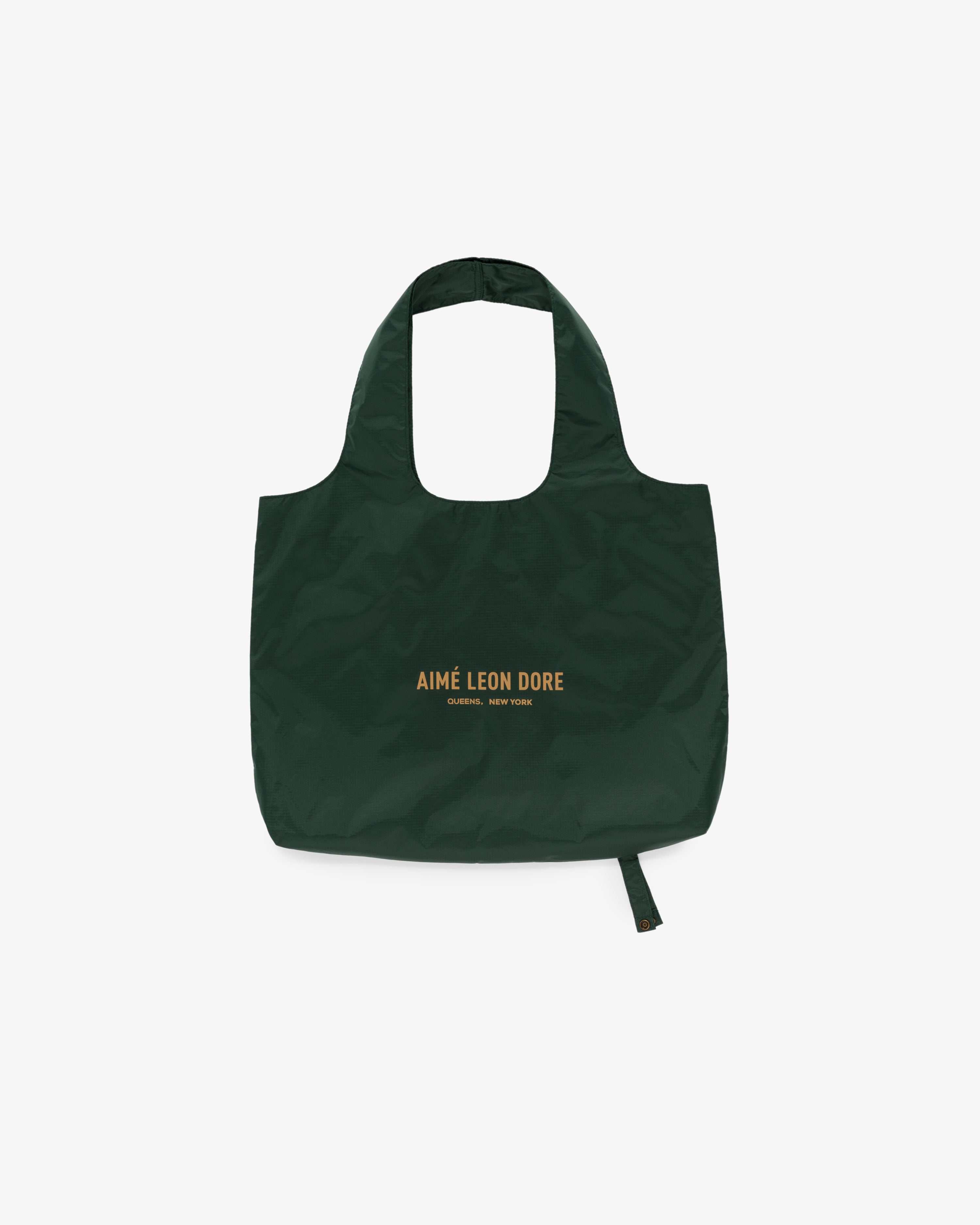 aim-leon-dore-packable-tote-gr-ne-ripstop-nylon-einkaufstasche image 2