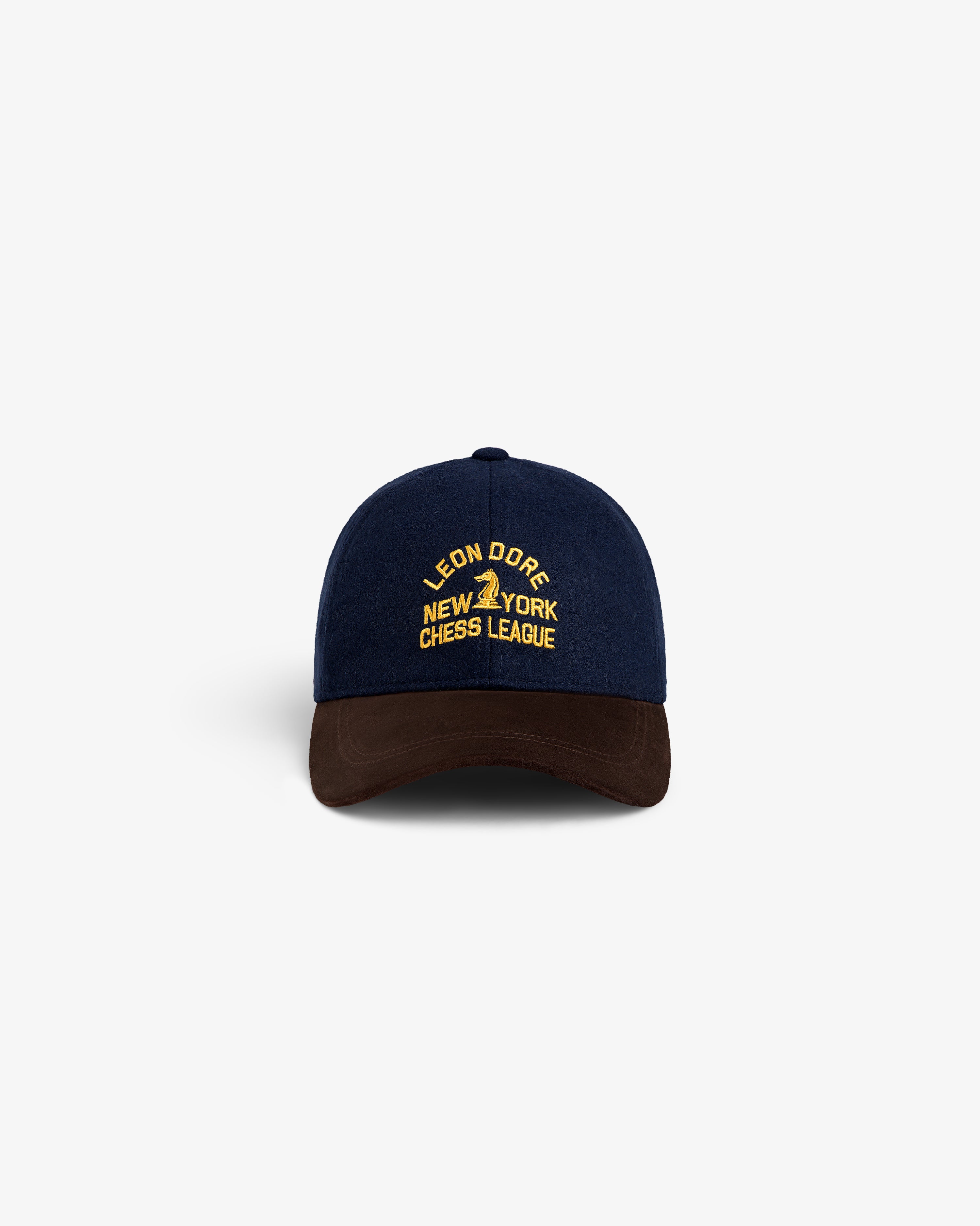 aim-leon-dore-triborough-chess-club-woll-cap-navy image 2