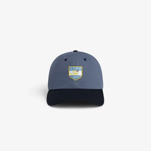 aim-leon-dore-crest-shield-hat-blue-strapback image 1