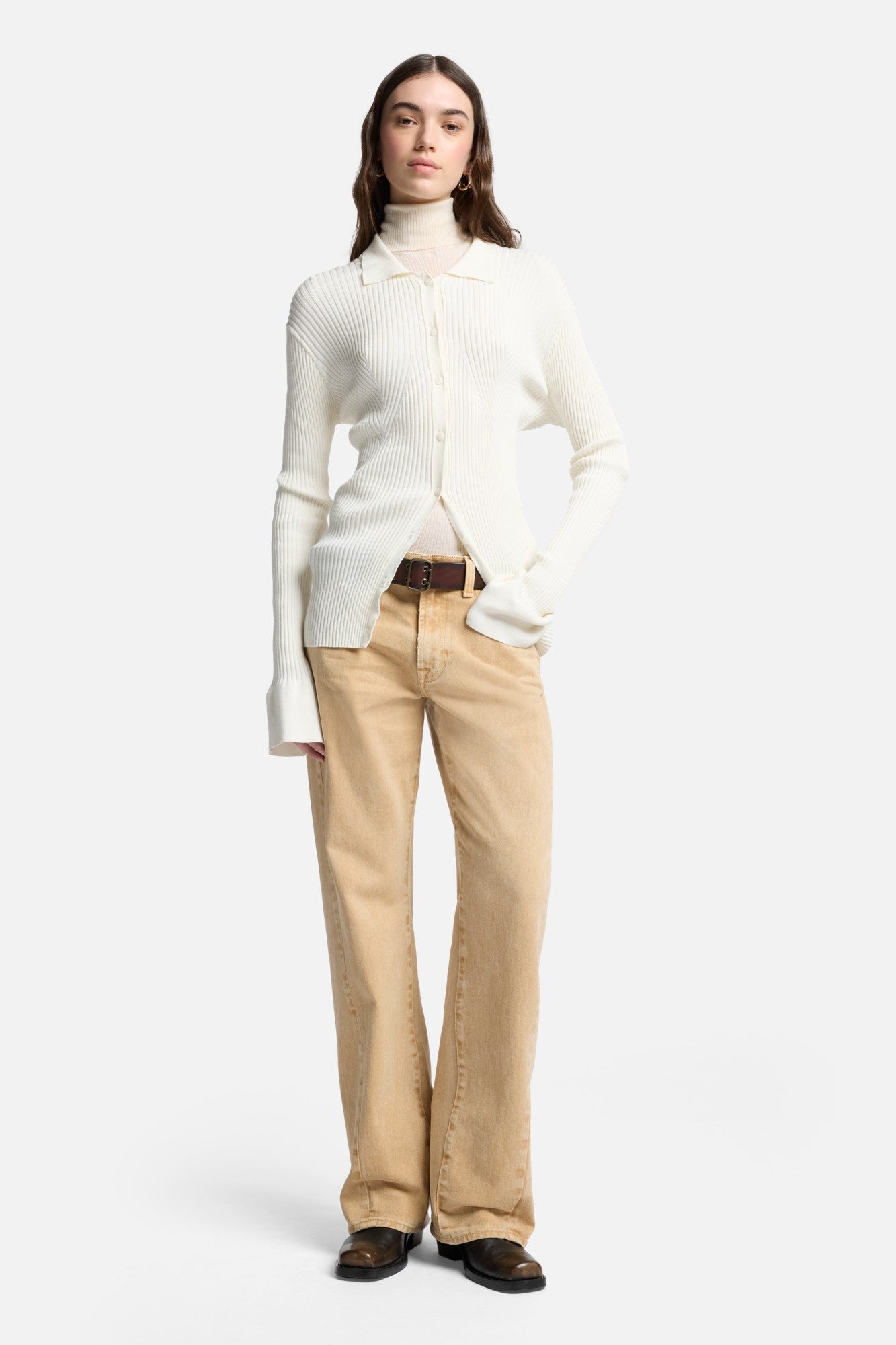 7-for-all-mankind-mankind-twisted-tess-trouser-damen-sand-dune image 2