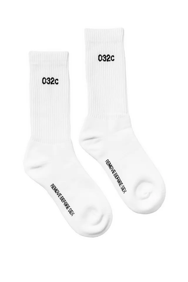 032c-remove-before-sex-socks-white-black-crew-socks image 1