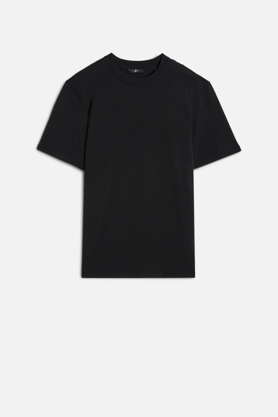 7-for-all-mankind-lyocell-crewneck-t-shirt-herren-schwarz image 1