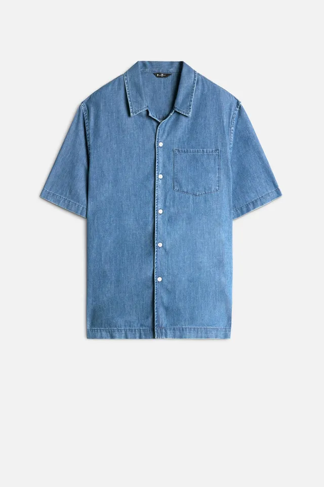 7-for-all-mankind-leisure-denim-camp-shirt-herren-seabrook image 1
