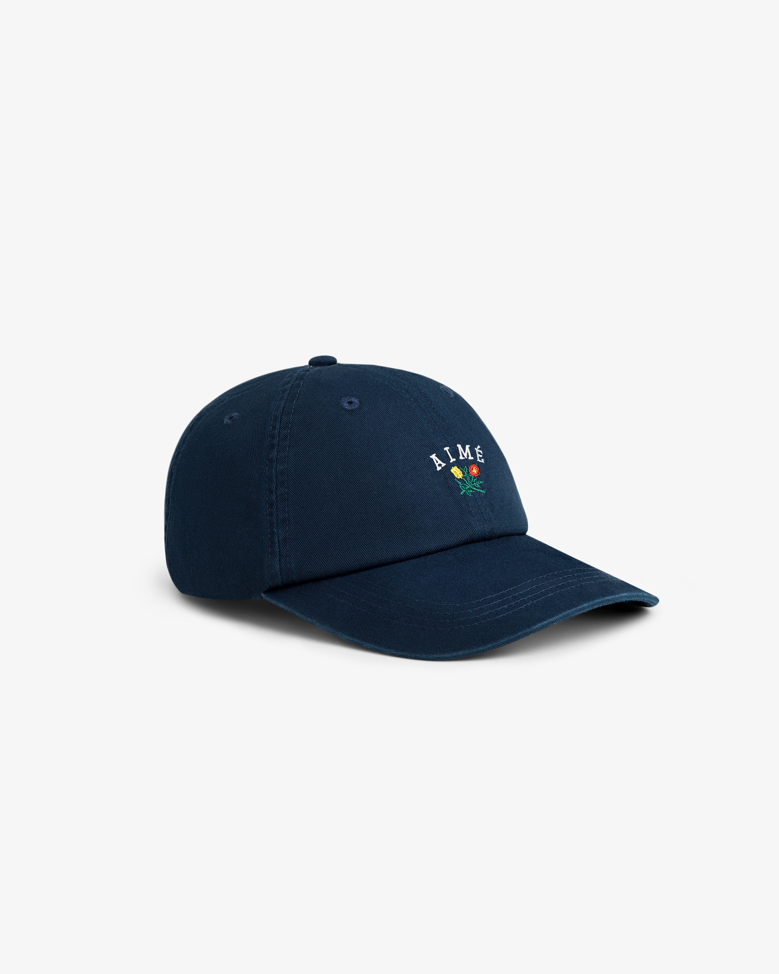 aim-leon-dore-crest-logo-hat-navy image 4
