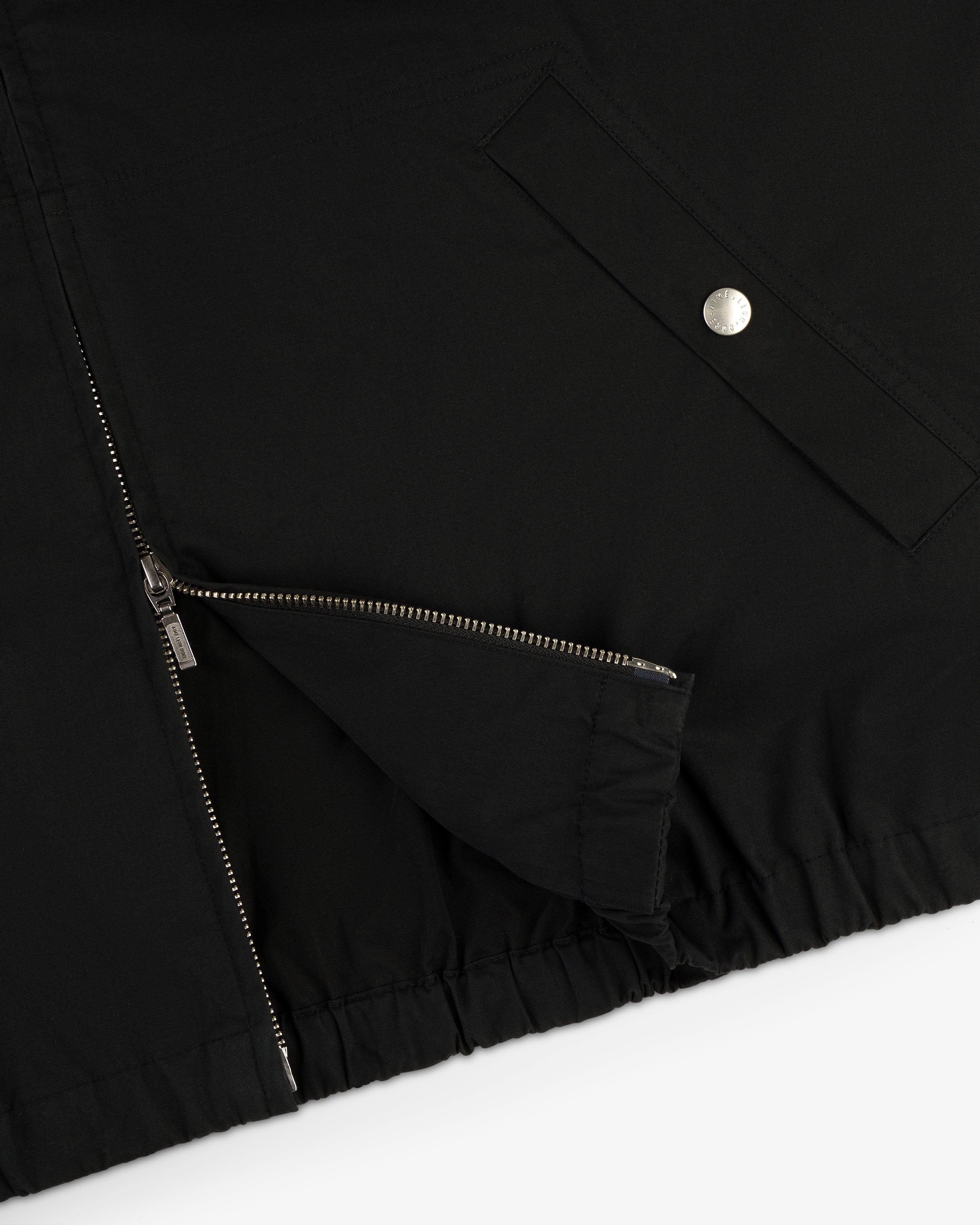 aim-leon-dore-micro-logo-lightweight-jacket-schwarze-baumwolljacke image 7
