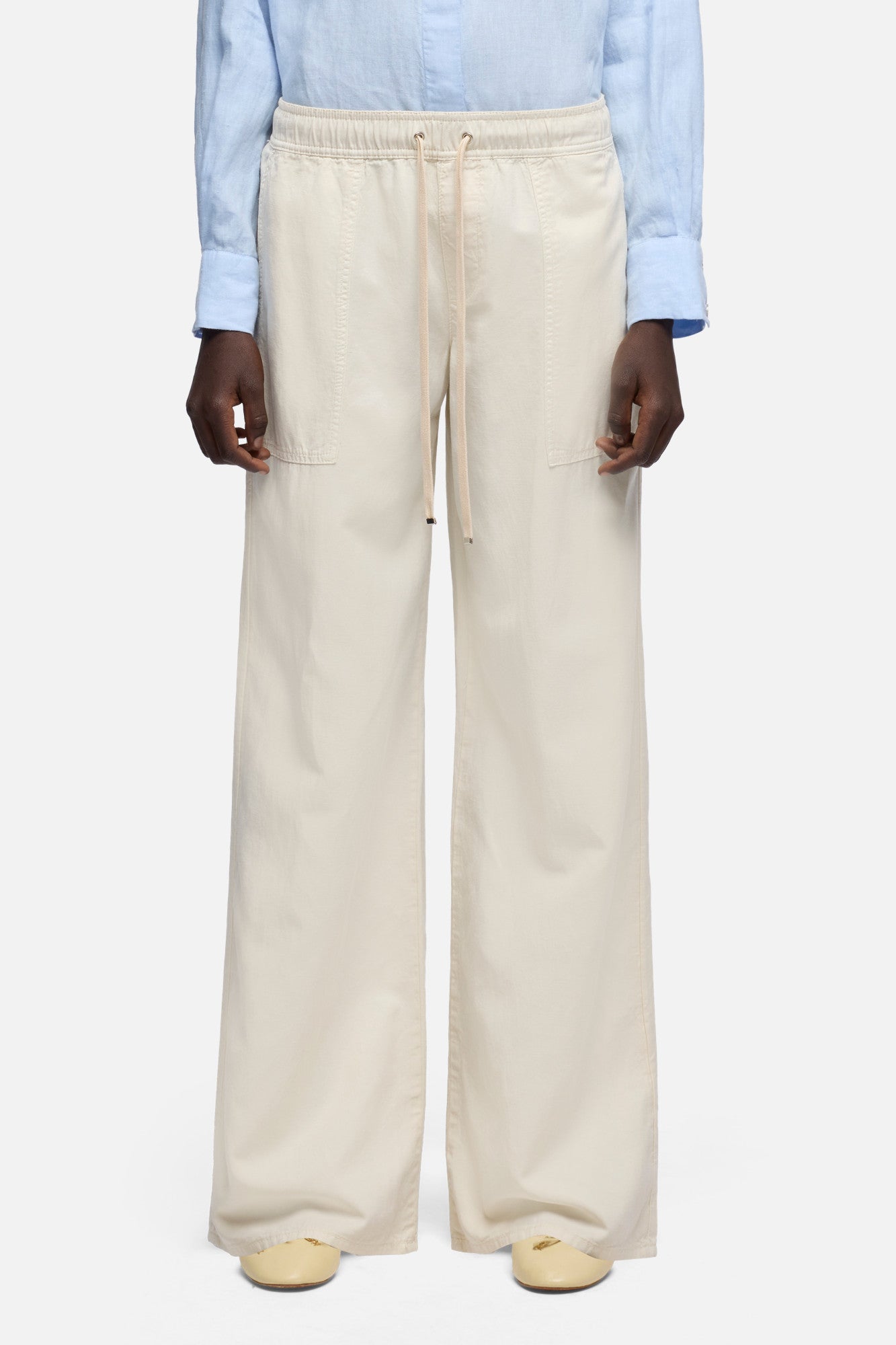 7-for-all-mankind-utility-pull-on-wide-leg-hose-lyocell-leinen-ecru image 3