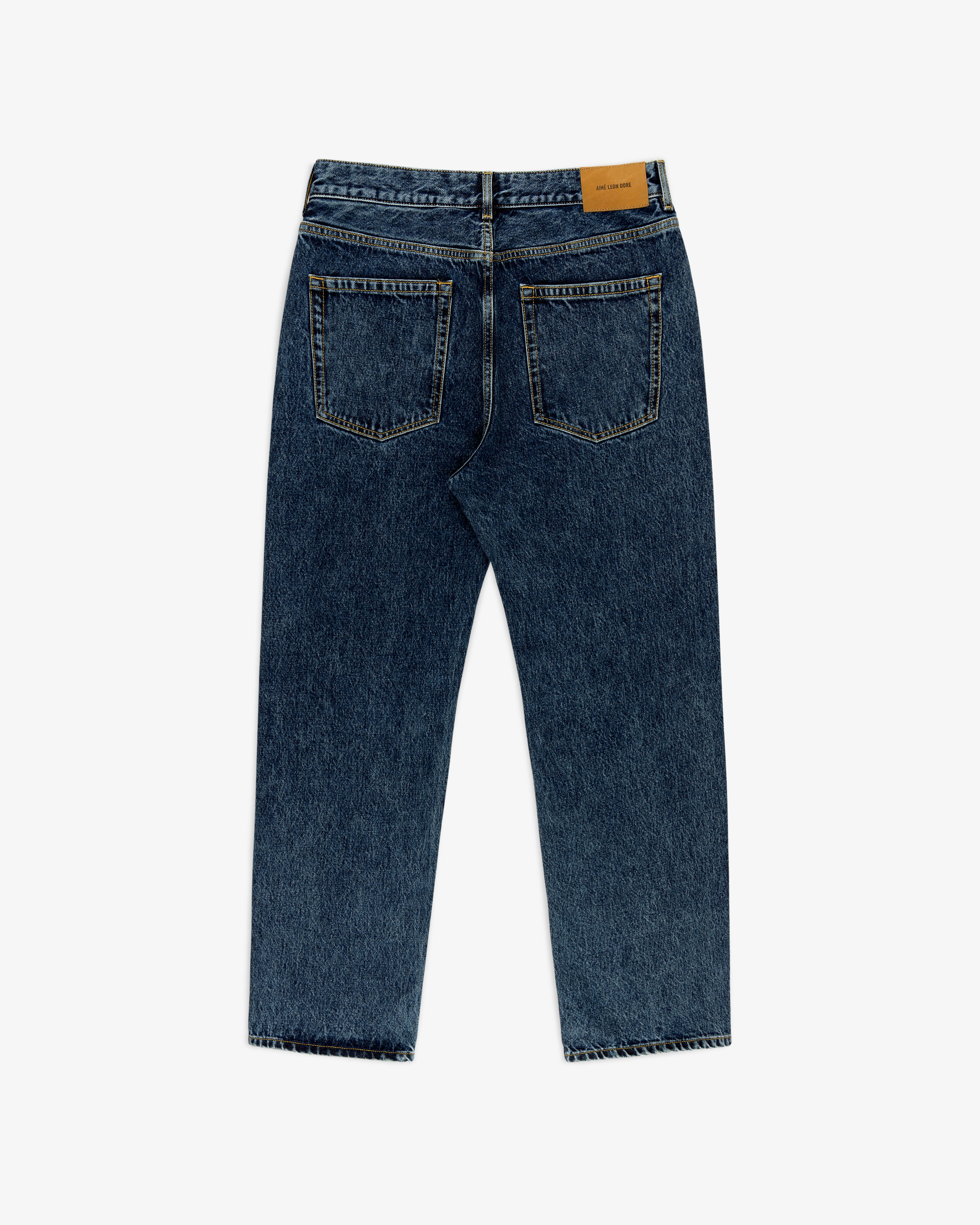 aim-leon-dore-ald-straight-fit-denim-herren-jeans-mid-wash image 5