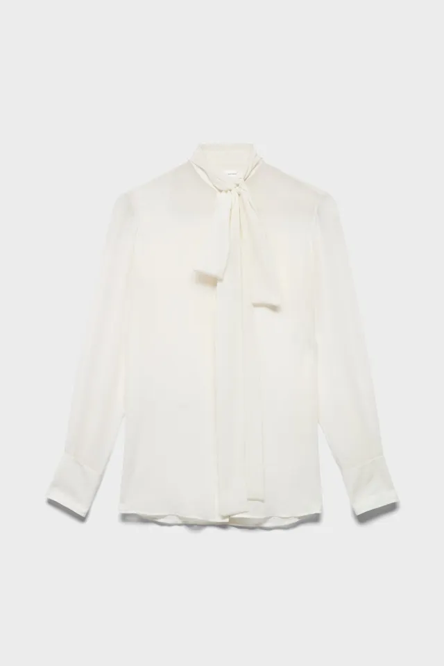 7-for-all-mankind-long-sleeve-bow-shirt-silk-ivory-damen-seidenbluse-wei image 1
