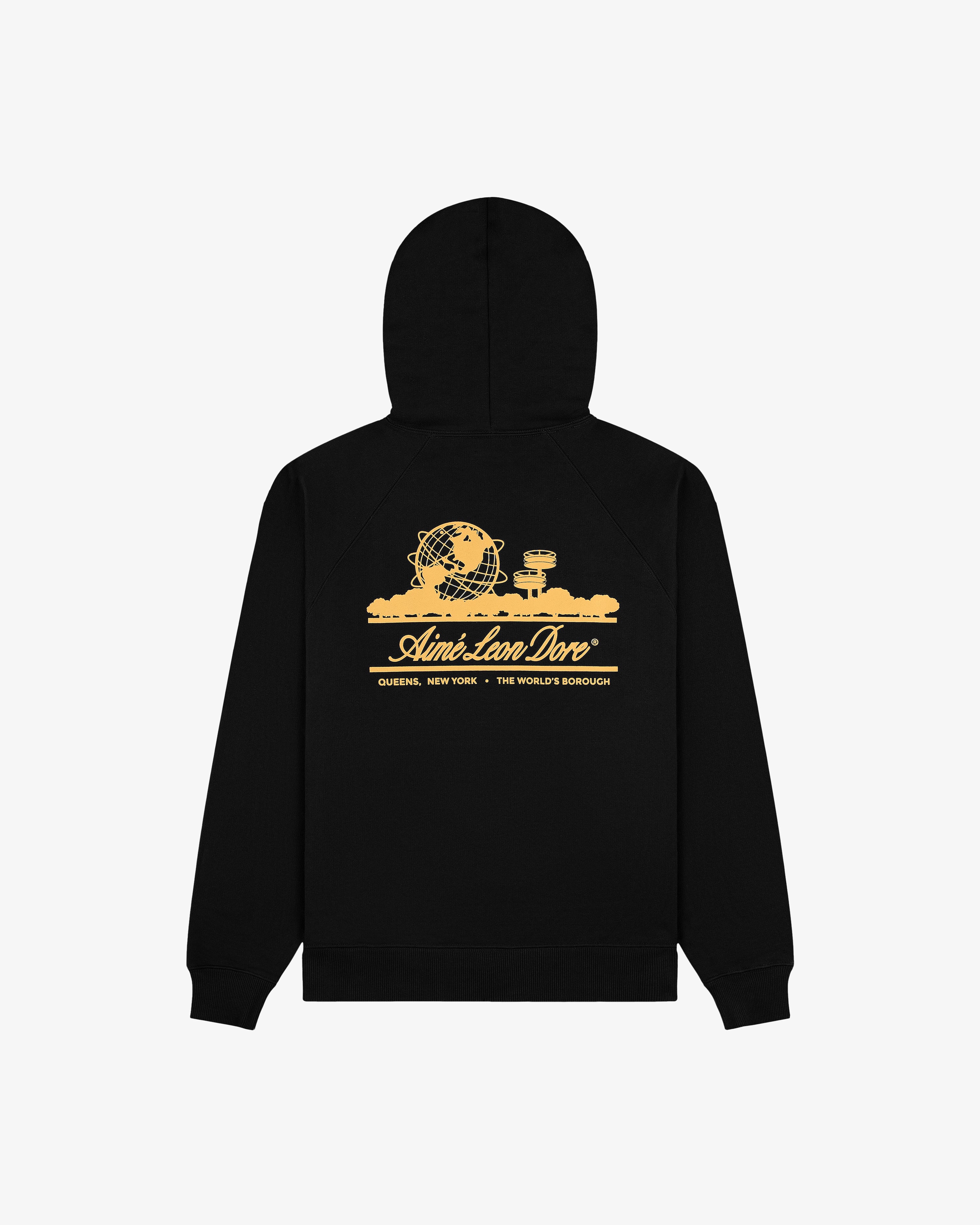 aim-leon-dore-unisphere-hoodie-heavy-fleece-schwarz image 2
