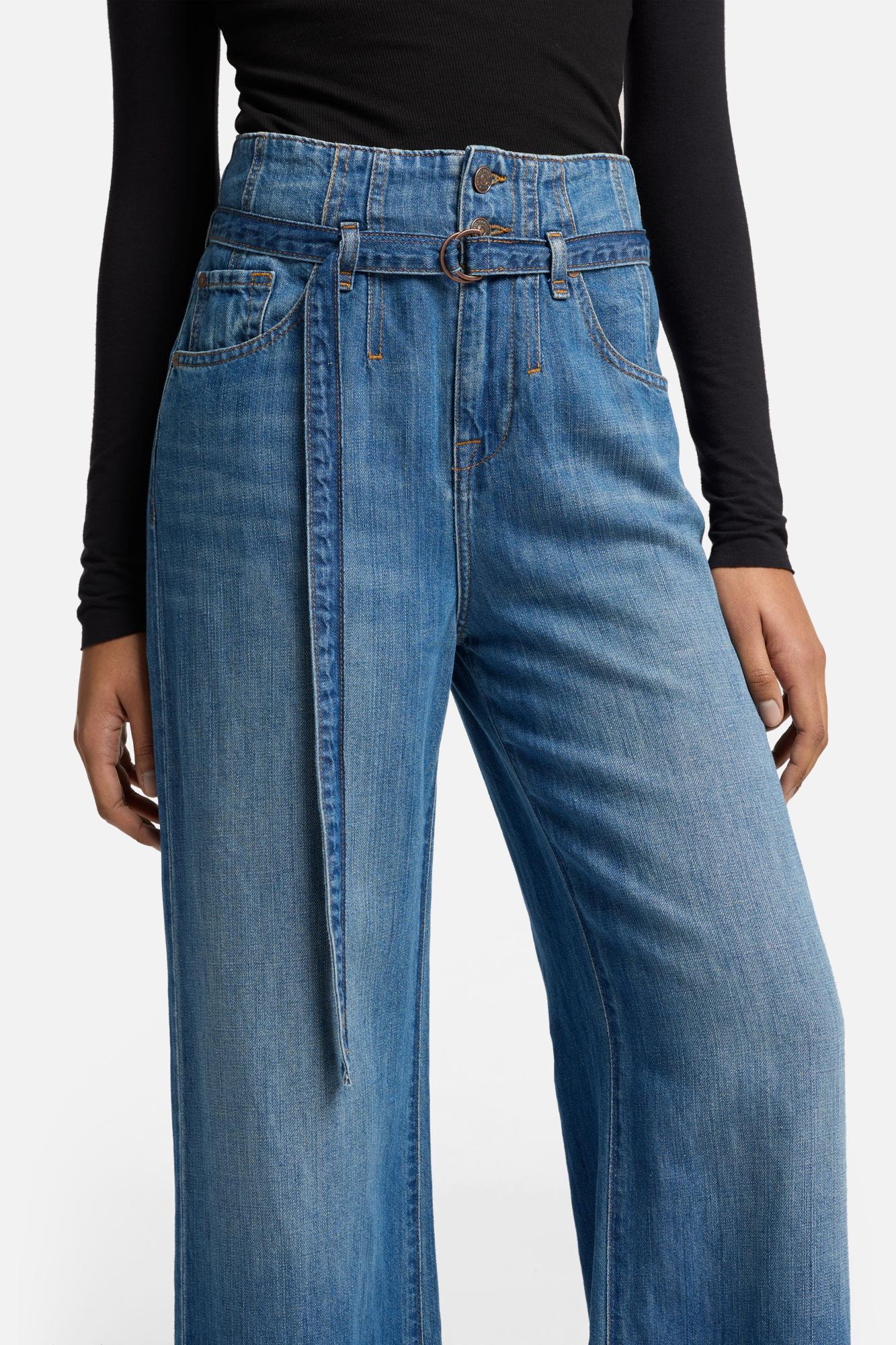 7-for-all-mankind-indigo-linen-belted-wide-leg-hose-phoenix image 7