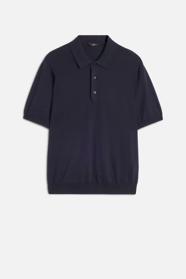 7-for-all-mankind-short-sleeve-polo-sweater-navy-herren-strickpolo image 1