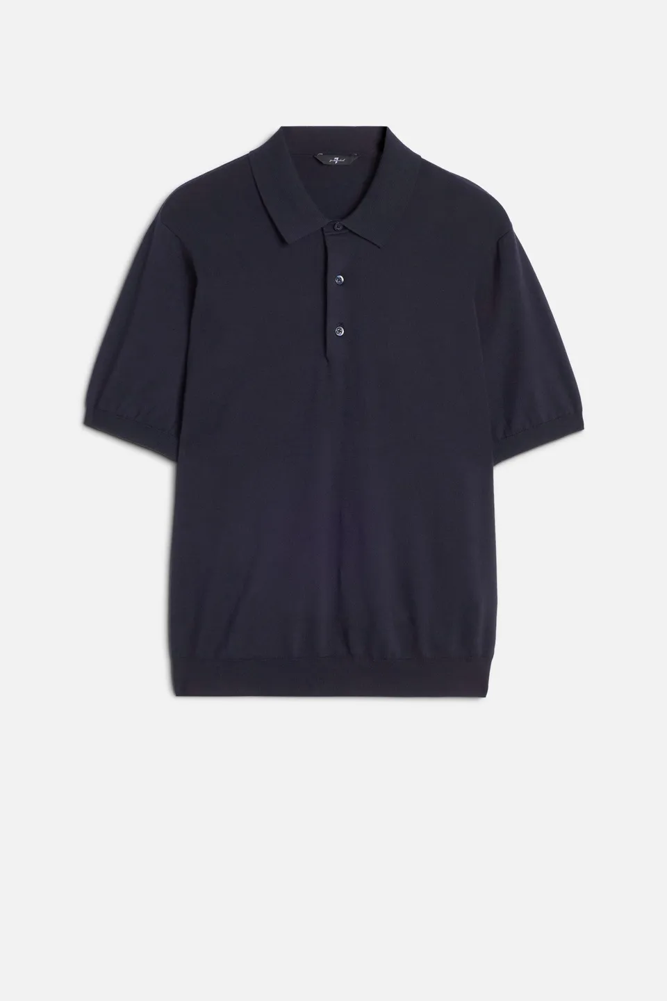 7-for-all-mankind-short-sleeve-polo-sweater-navy-herren-strickpolo image 1