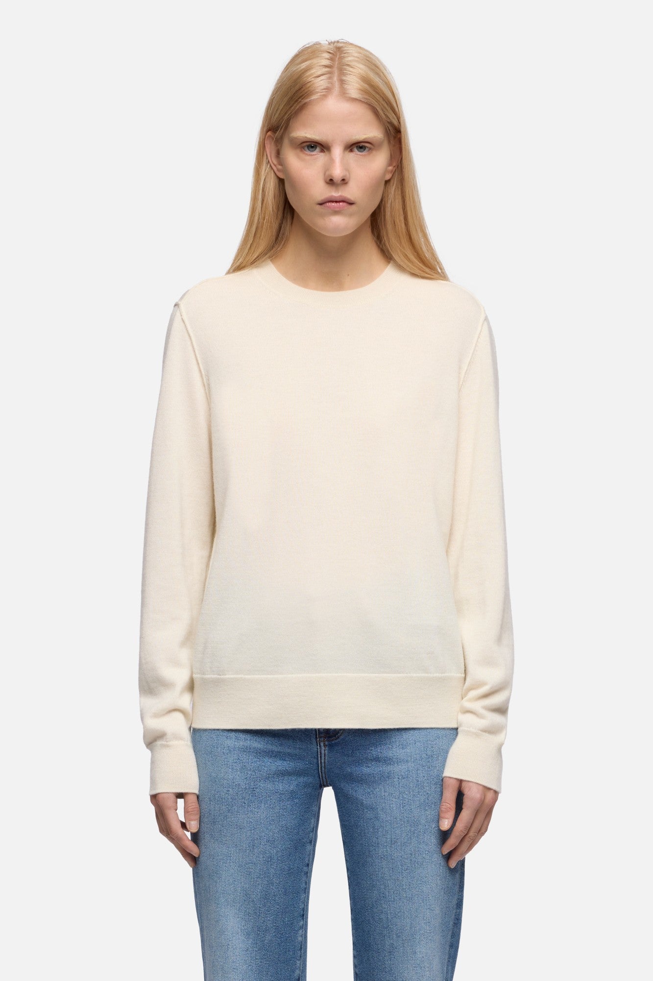 7-for-all-mankind-cashmere-crewneck-ice-white-damen-kaschmirpullover image 3