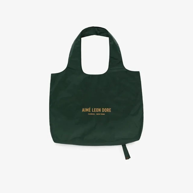 aim-leon-dore-packable-tote-gr-ne-ripstop-nylon-einkaufstasche image 1