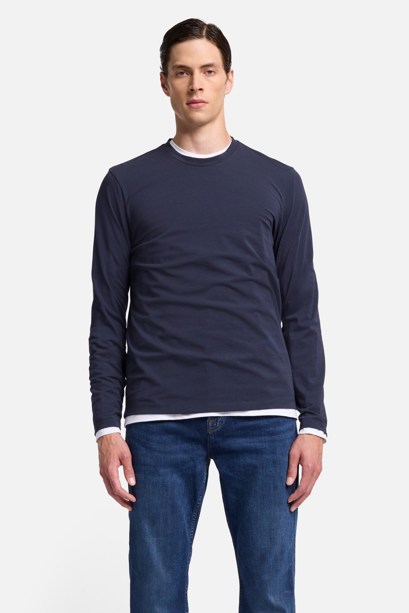 7-for-all-mankind-luxe-performance-longsleeve-tee-navy-herren image 3