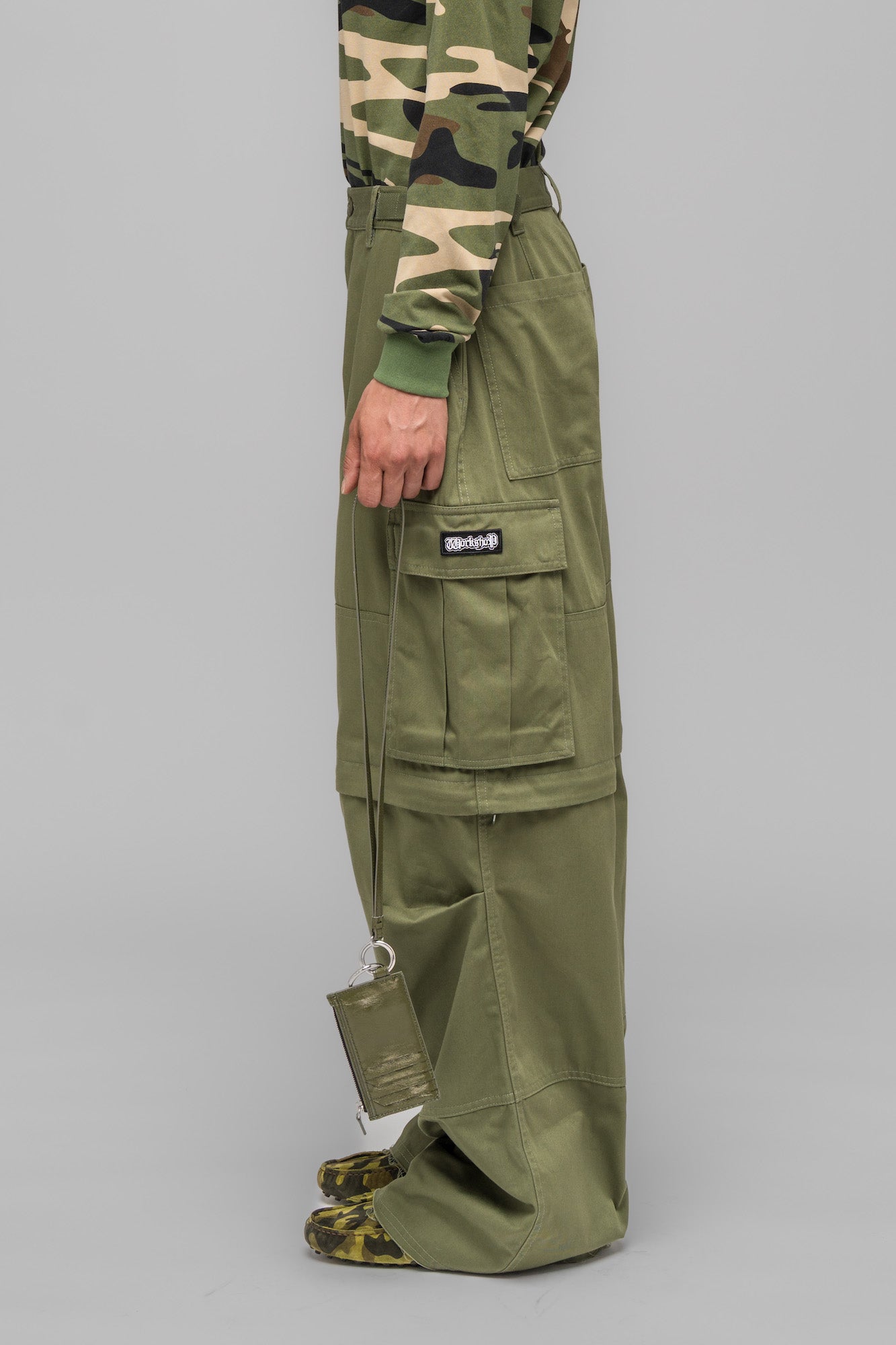 032c-masked-choice-cargo-pants-zip-off-faded-green image 4