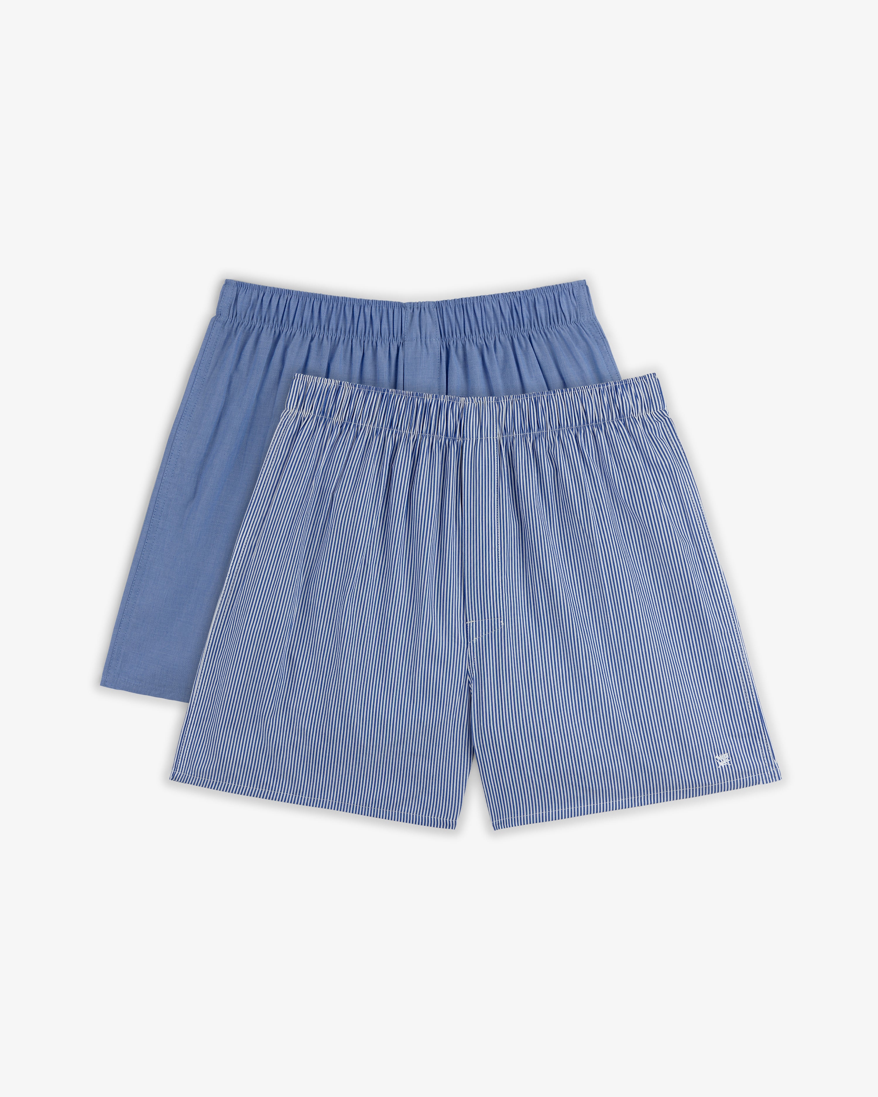 aim-leon-dore-boxer-short-2-pack-blau-baumwolle image 2