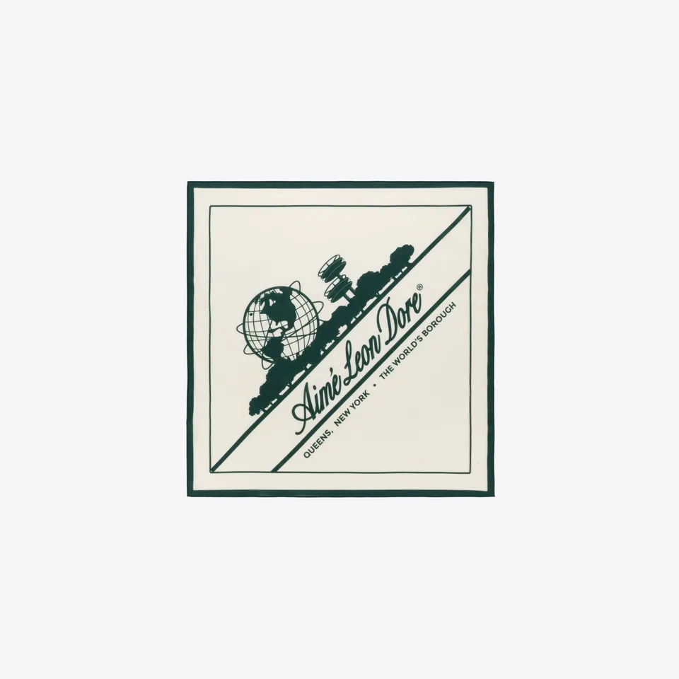 aim-leon-dore-unisphere-bandana-tuch-wei-gr-n image 1